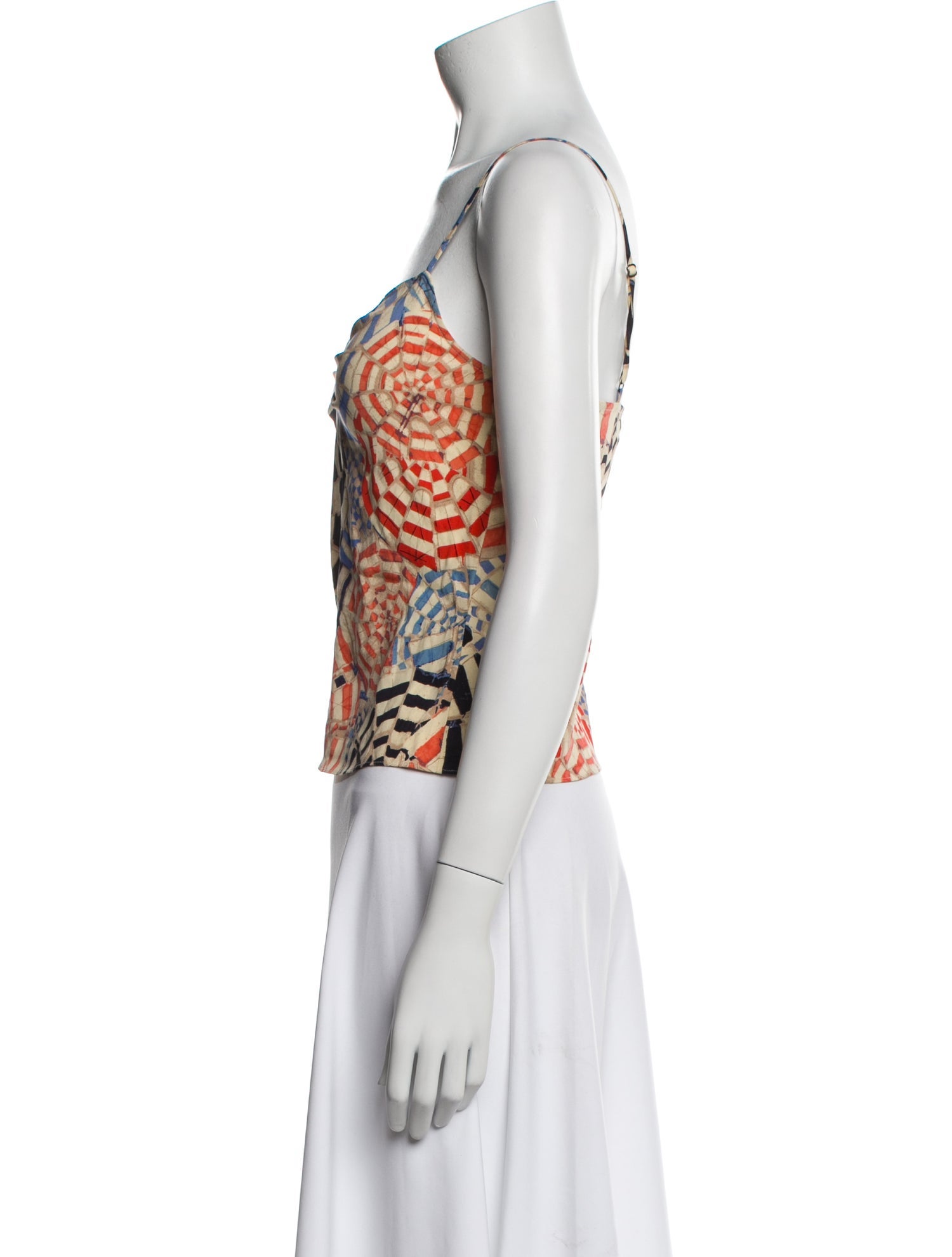 Diane von Furstenberg Silk Animal Print Top