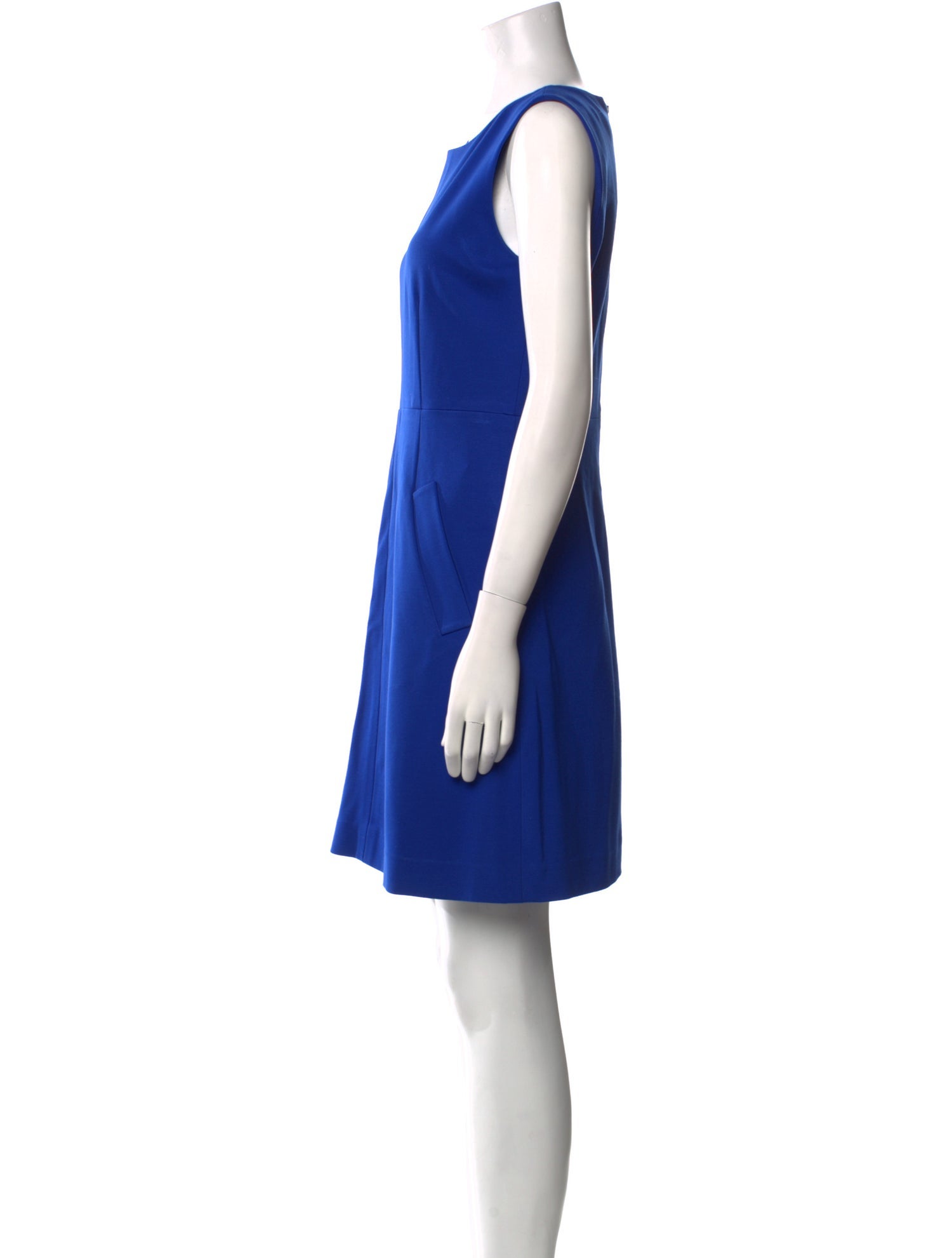 Diane von Furstenberg Scoop Neck Mini Dress