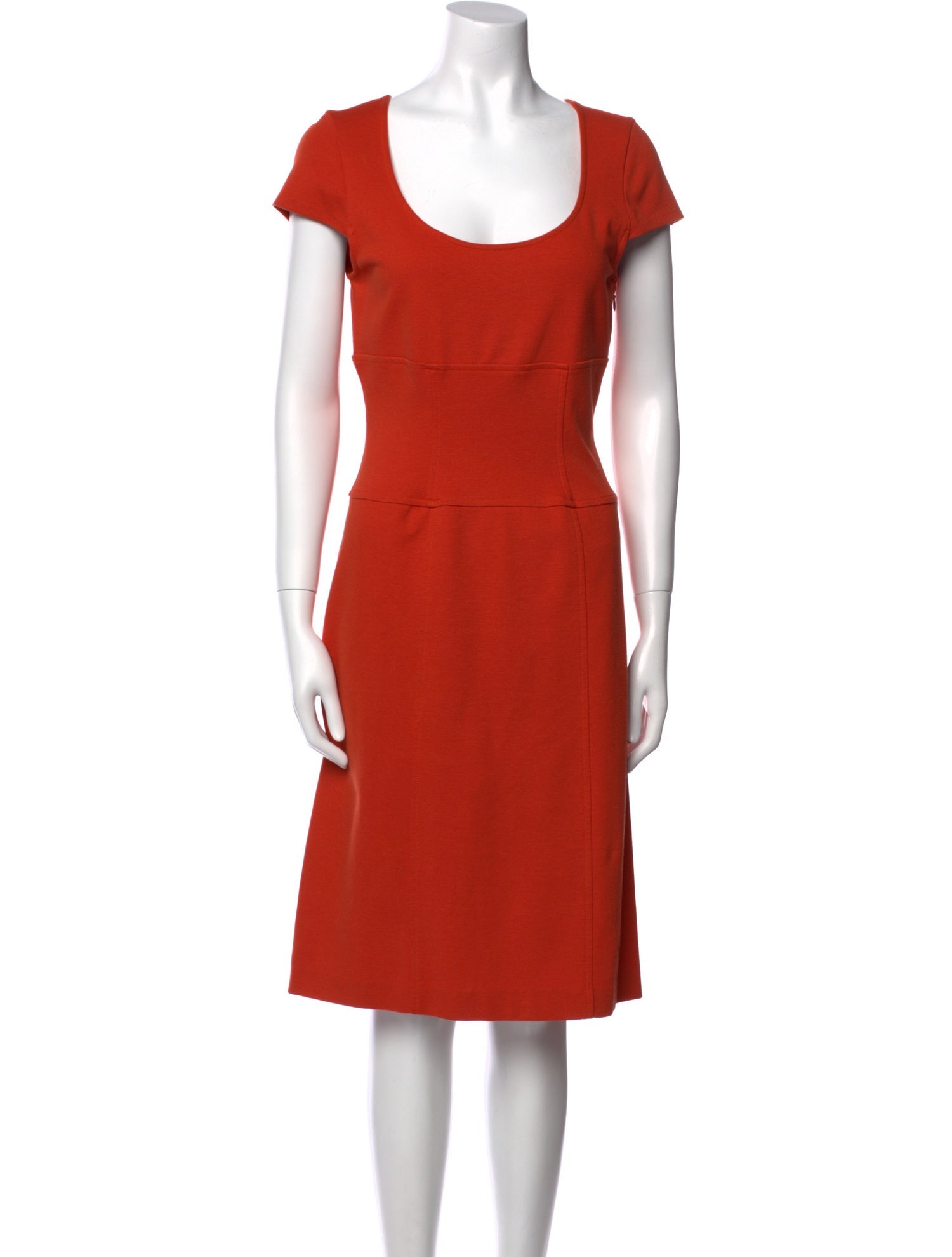 Diane von Furstenberg Scoop Neck Knee-Length Dress