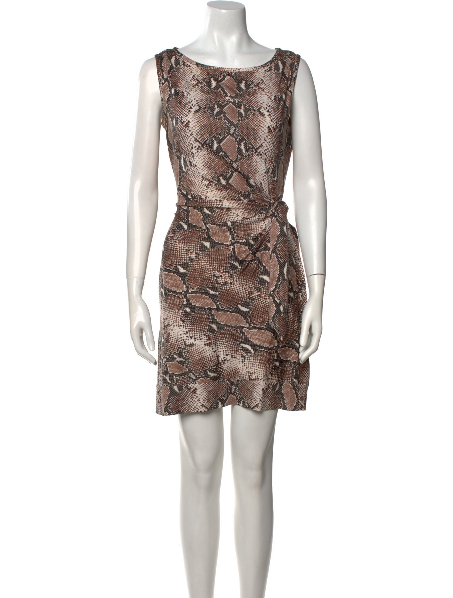 Diane von Furstenberg Animal Print Mini Dress