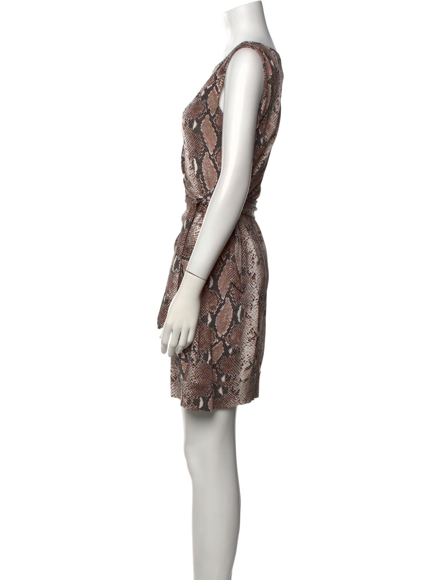 Diane von Furstenberg Animal Print Mini Dress