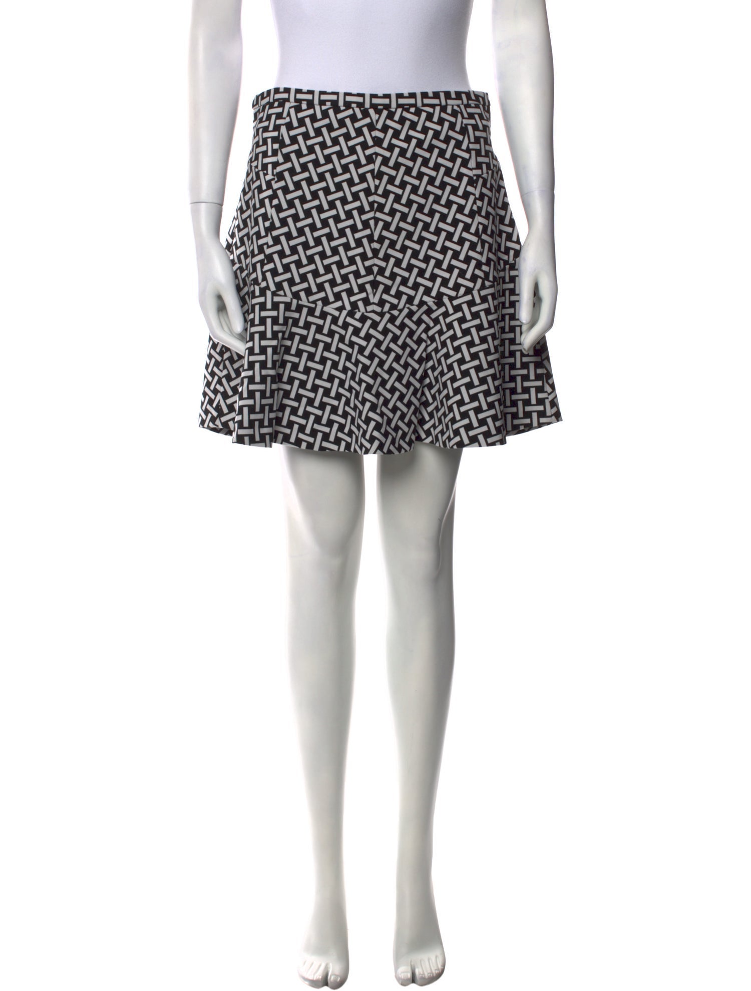 Diane von Furstenberg Printed Mini Skirt