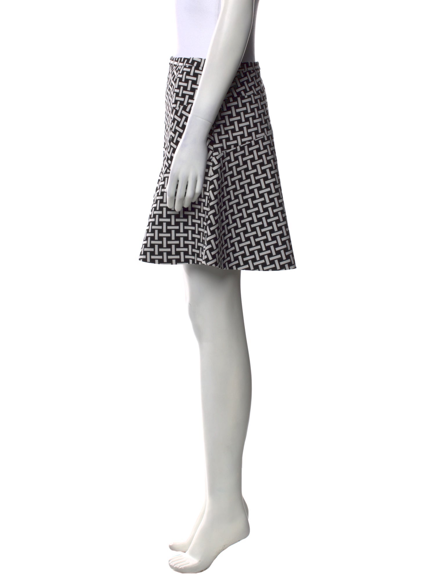 Diane von Furstenberg Printed Mini Skirt