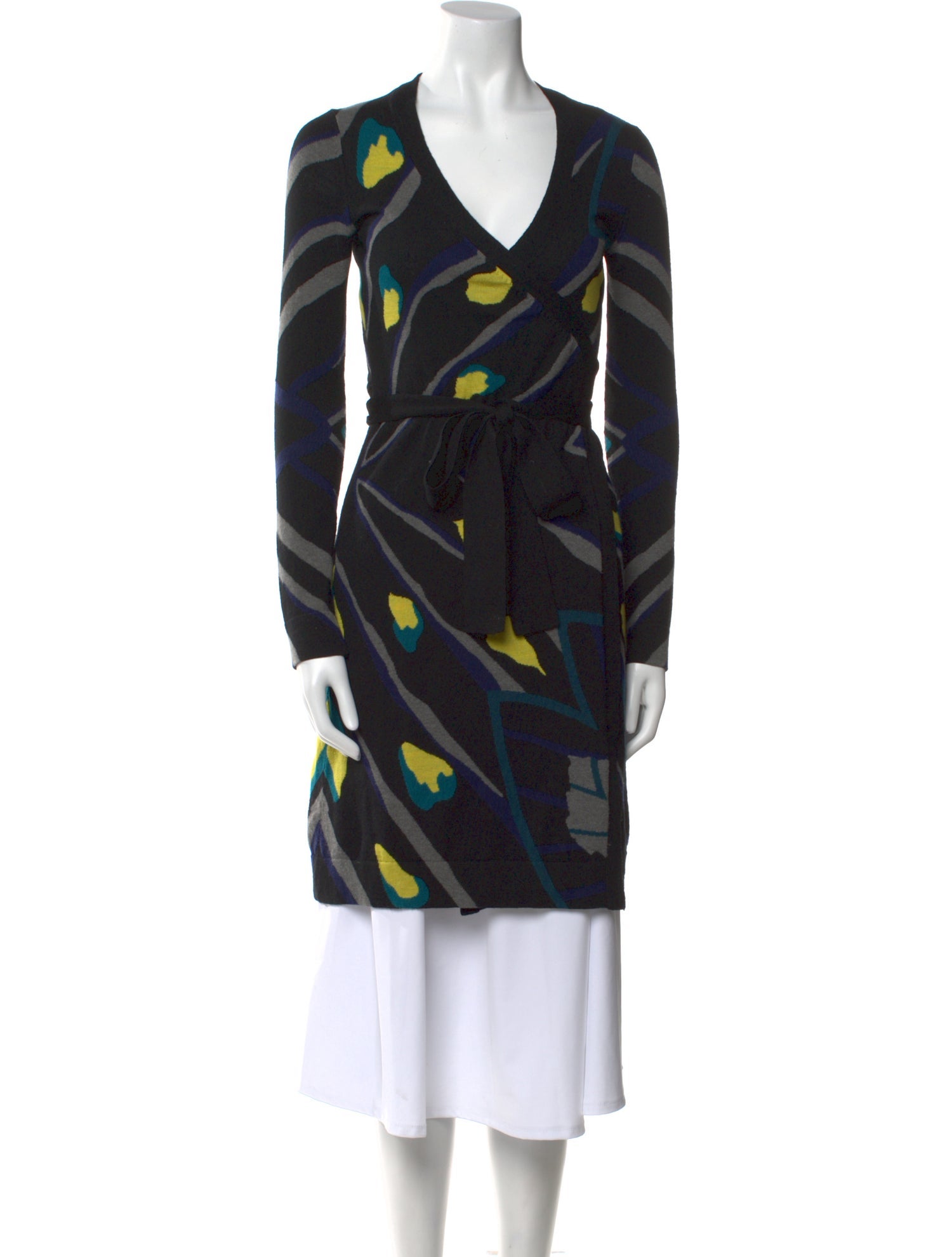 Diane von Furstenberg Wool Printed Sweater