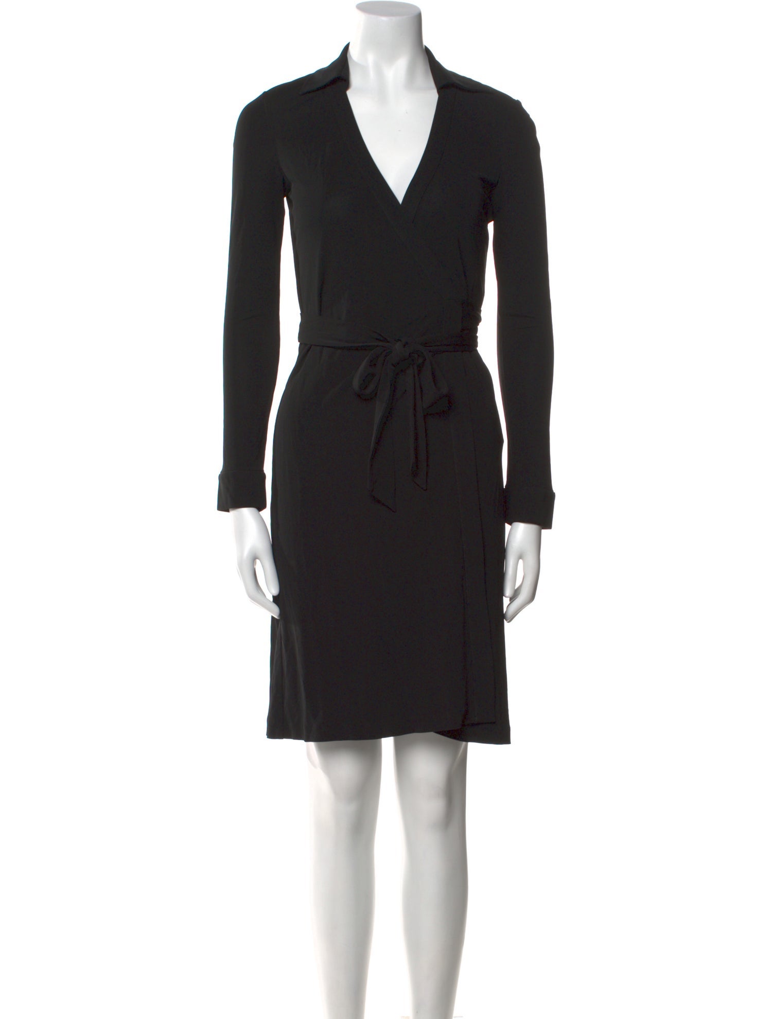 Diane von Furstenberg V-Neck Knee-Length Dress