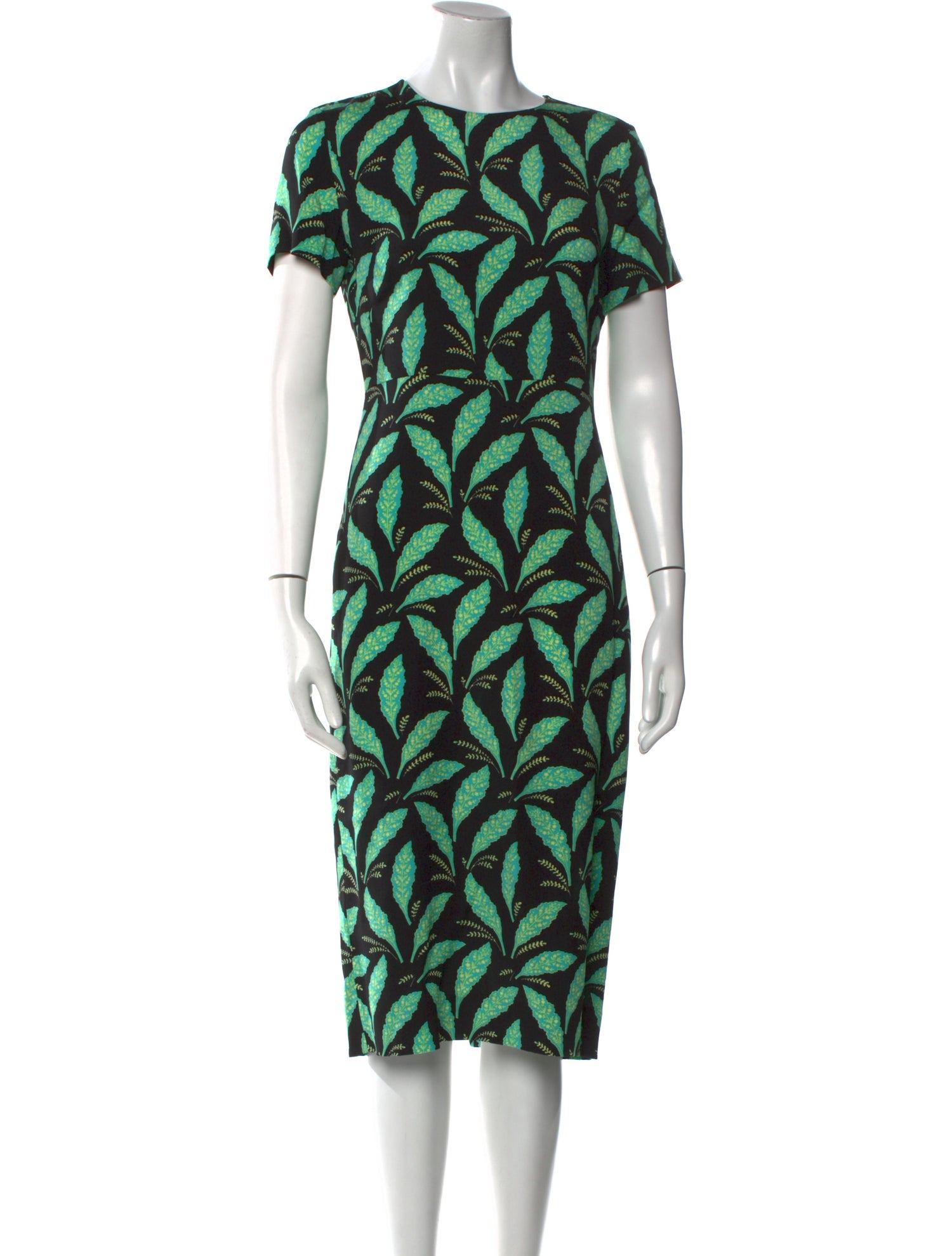 Diane von Furstenberg Printed Midi Length Dress