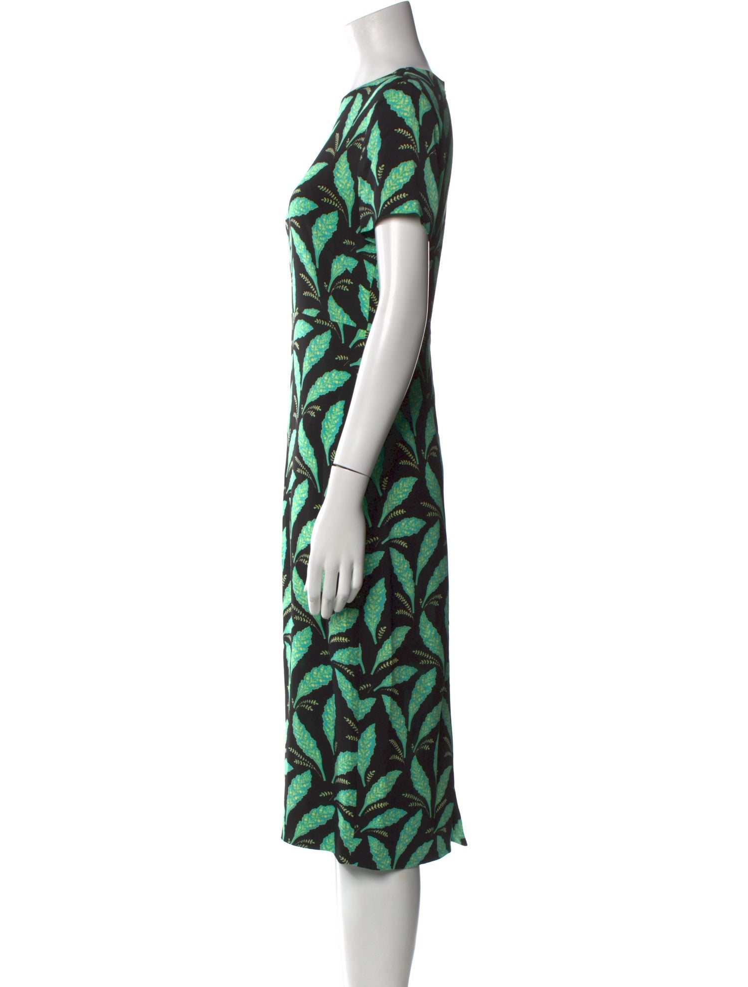 Diane von Furstenberg Printed Midi Length Dress