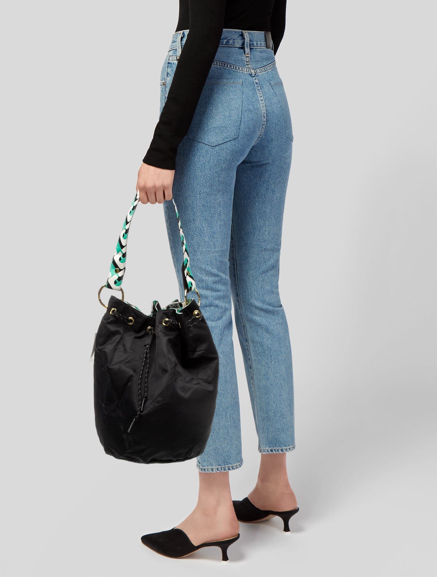 Diane von Furstenberg Nylon Bucket Bag