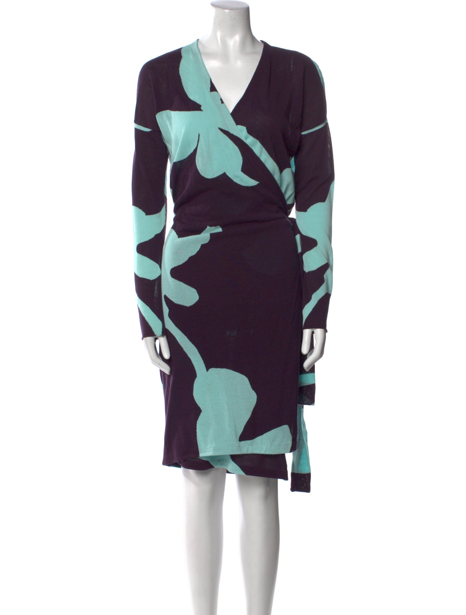Diane von Furstenberg Printed Midi Length Dress