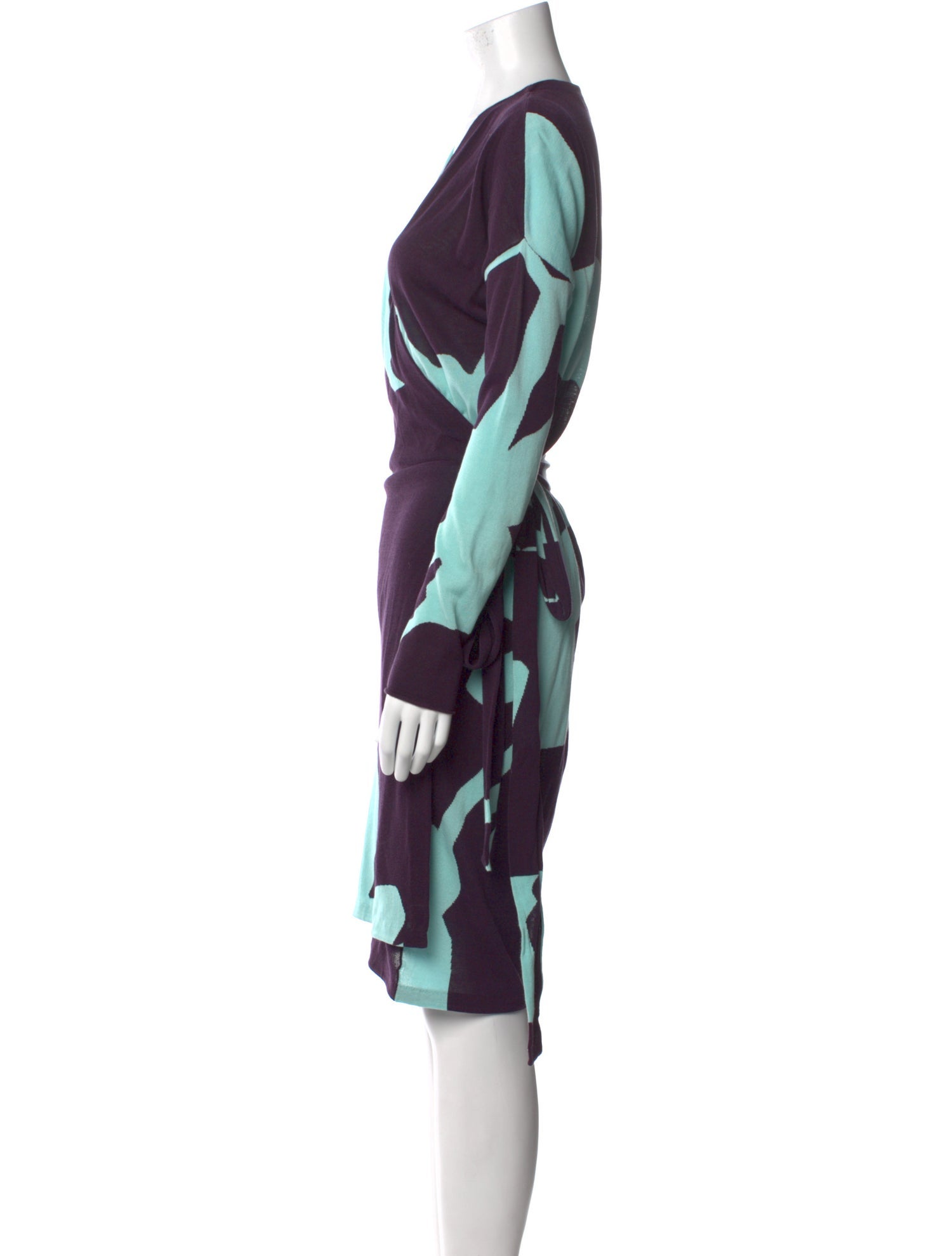 Diane von Furstenberg Printed Midi Length Dress