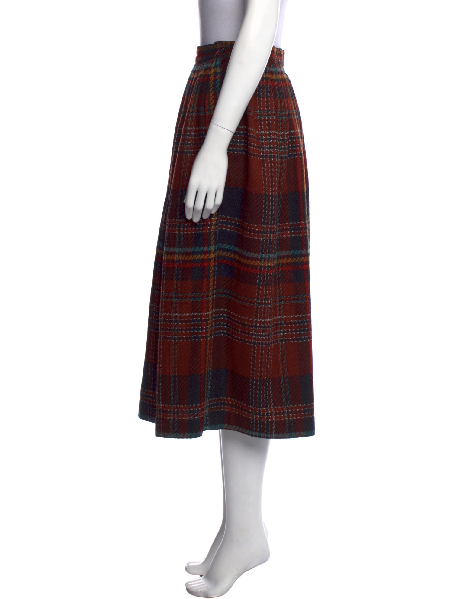 Diane von Furstenberg Wool Midi Length Skirt