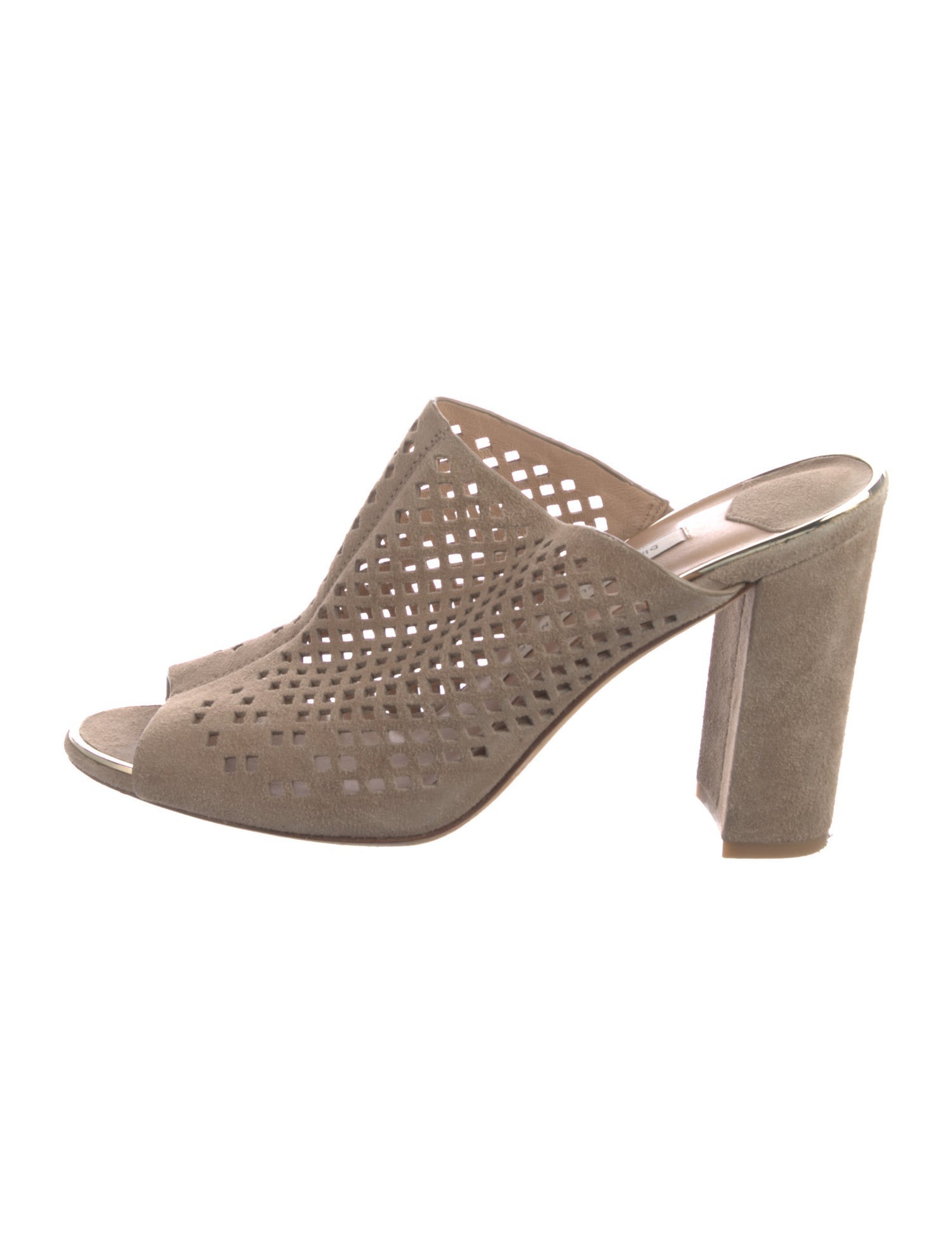 Diane von Furstenberg Suede Mules