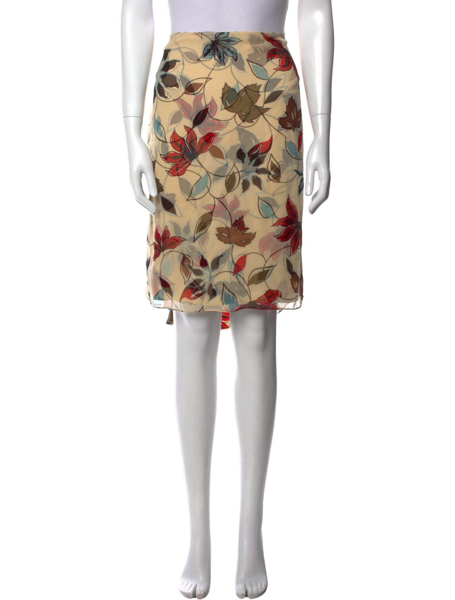 Diane von Furstenberg Silk Knee-Length Skirt