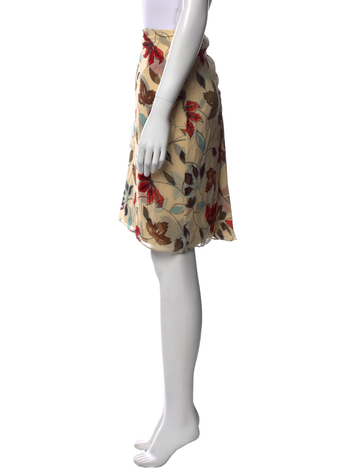 Diane von Furstenberg Silk Knee-Length Skirt