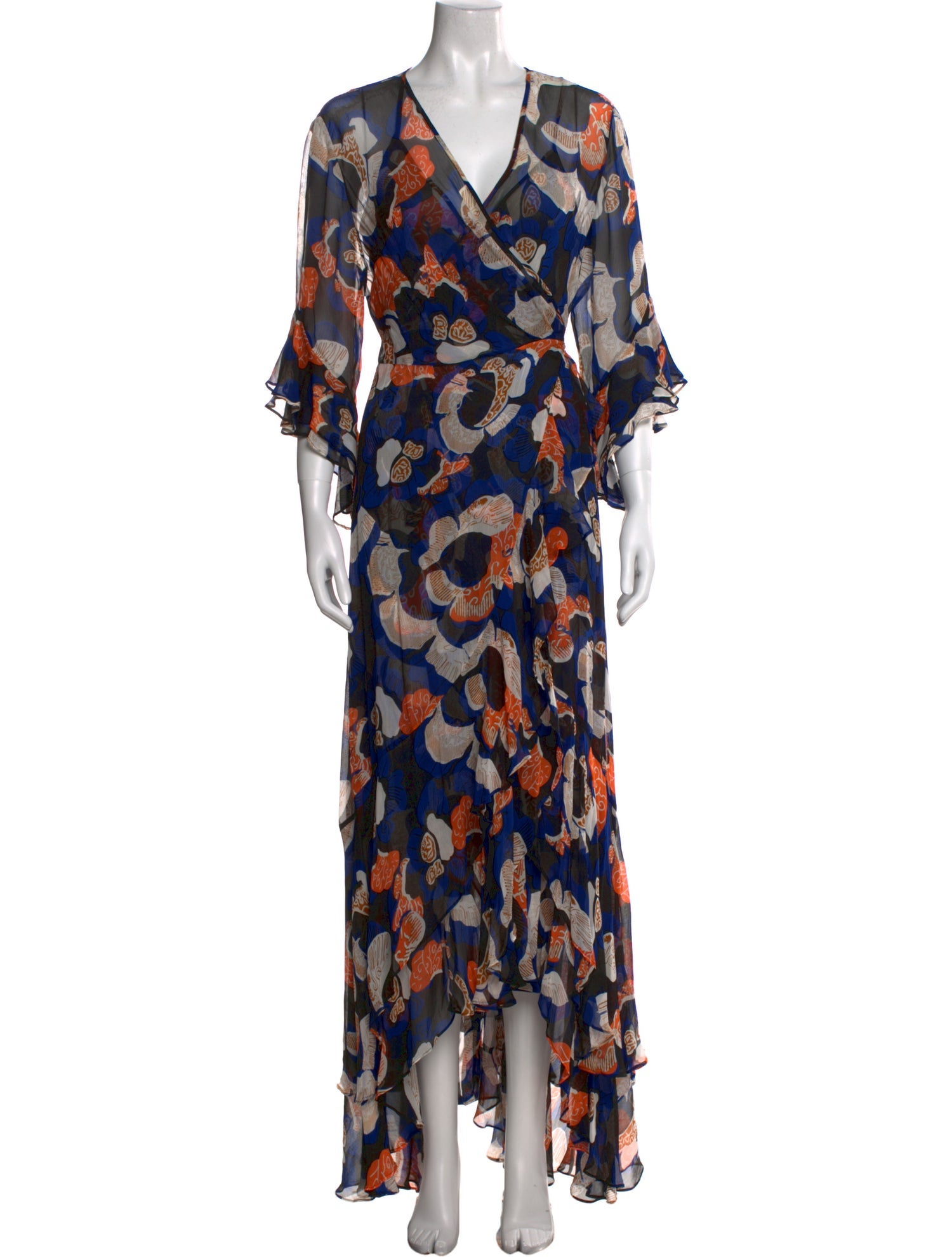 Diane von Furstenberg Printed Long Dress