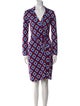 Diane von Furstenberg Silk Knee-Length Dress