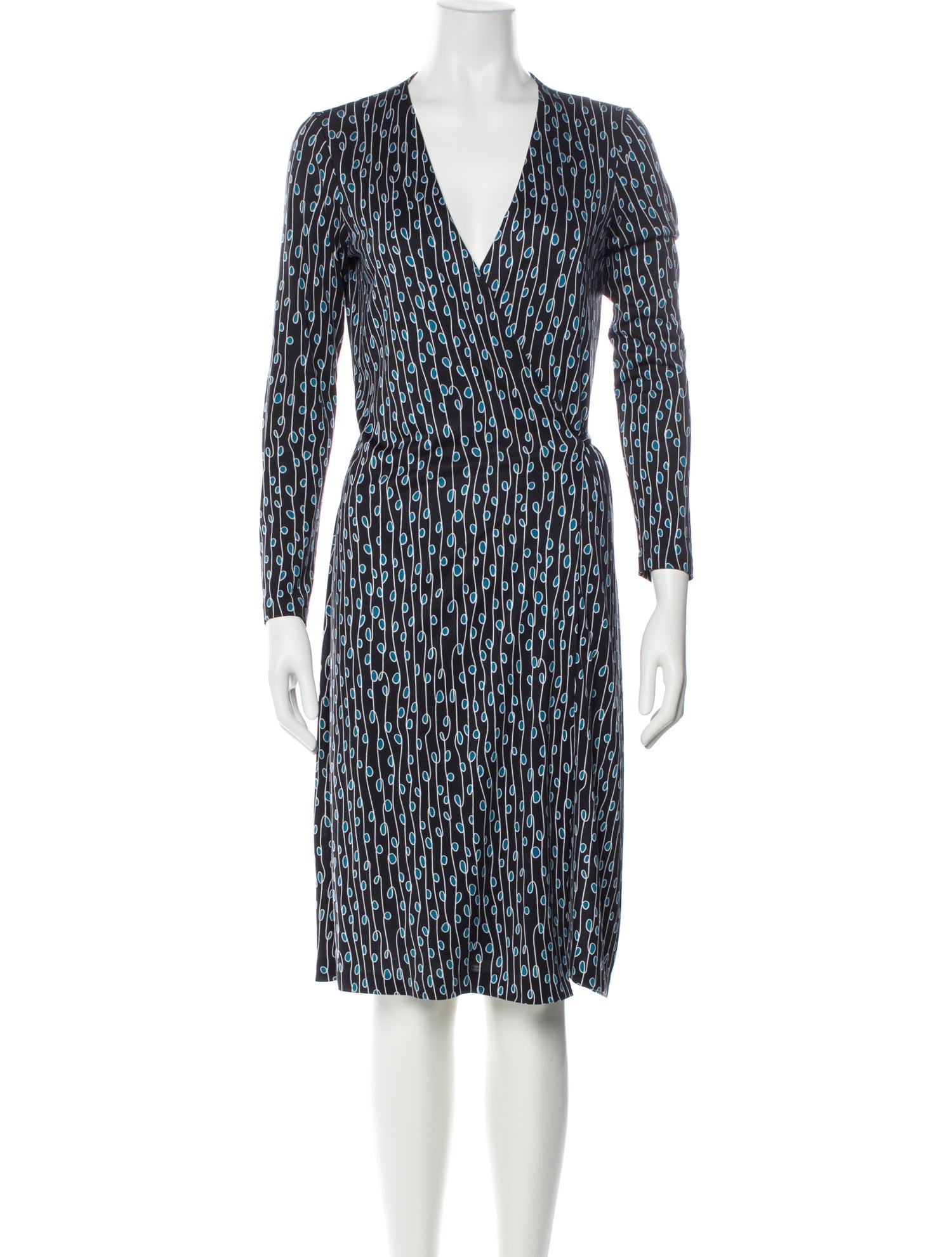 Diane von Furstenberg Silk Knee-Length Dress