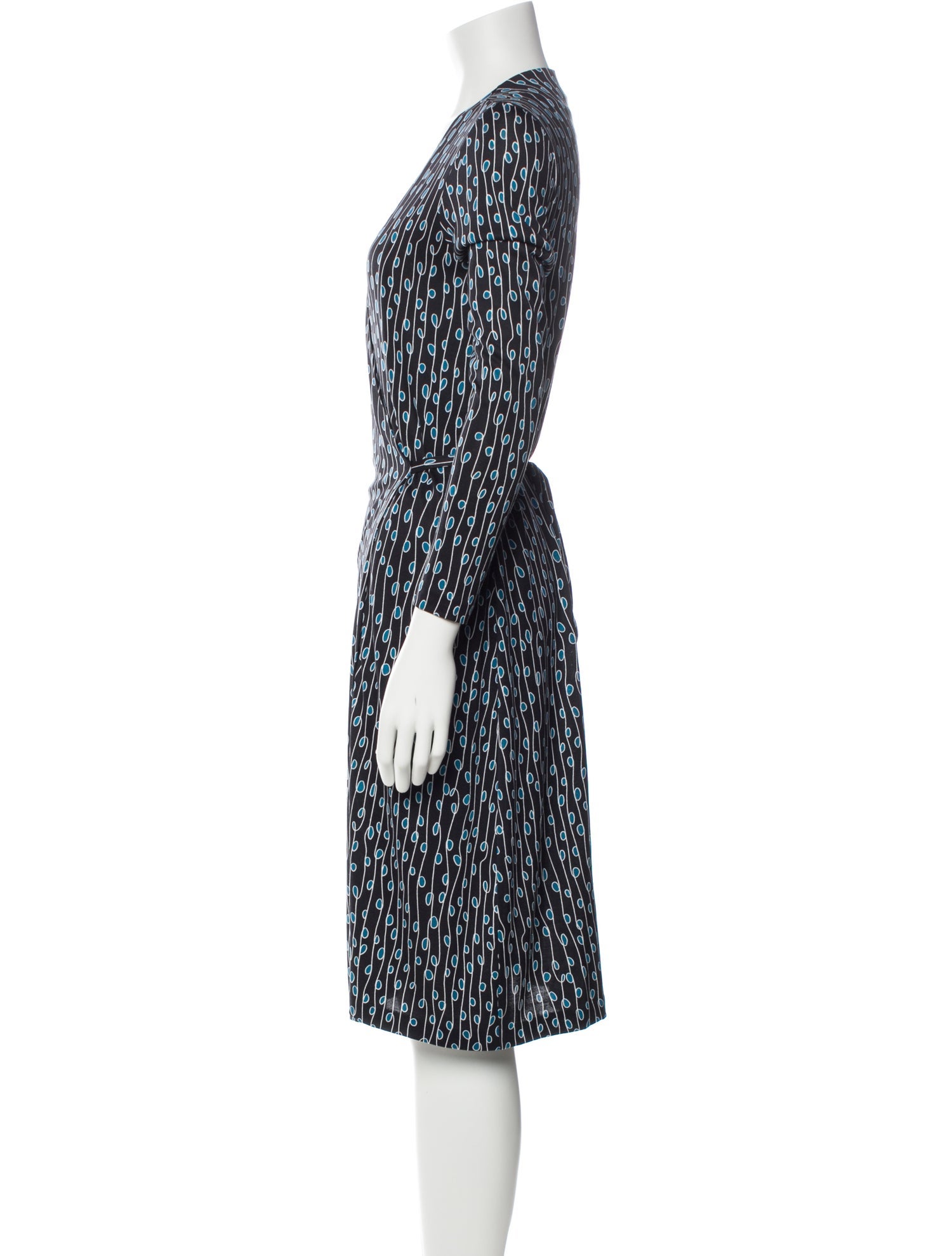 Diane von Furstenberg Silk Knee-Length Dress
