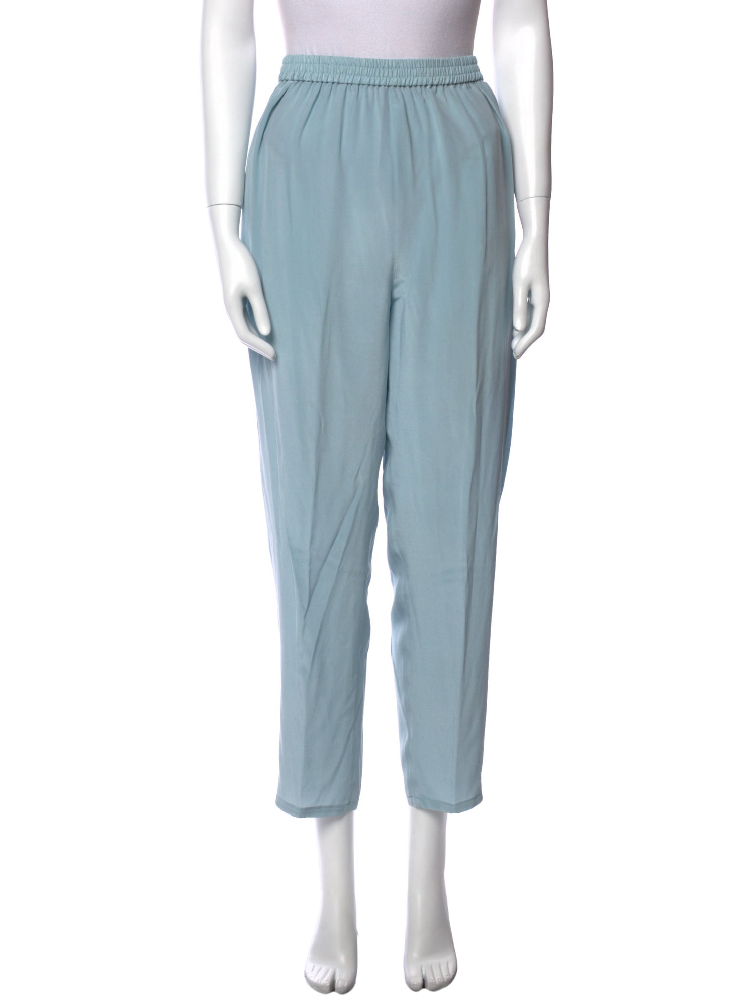 Diane von Furstenberg Silk Straight Leg Pants