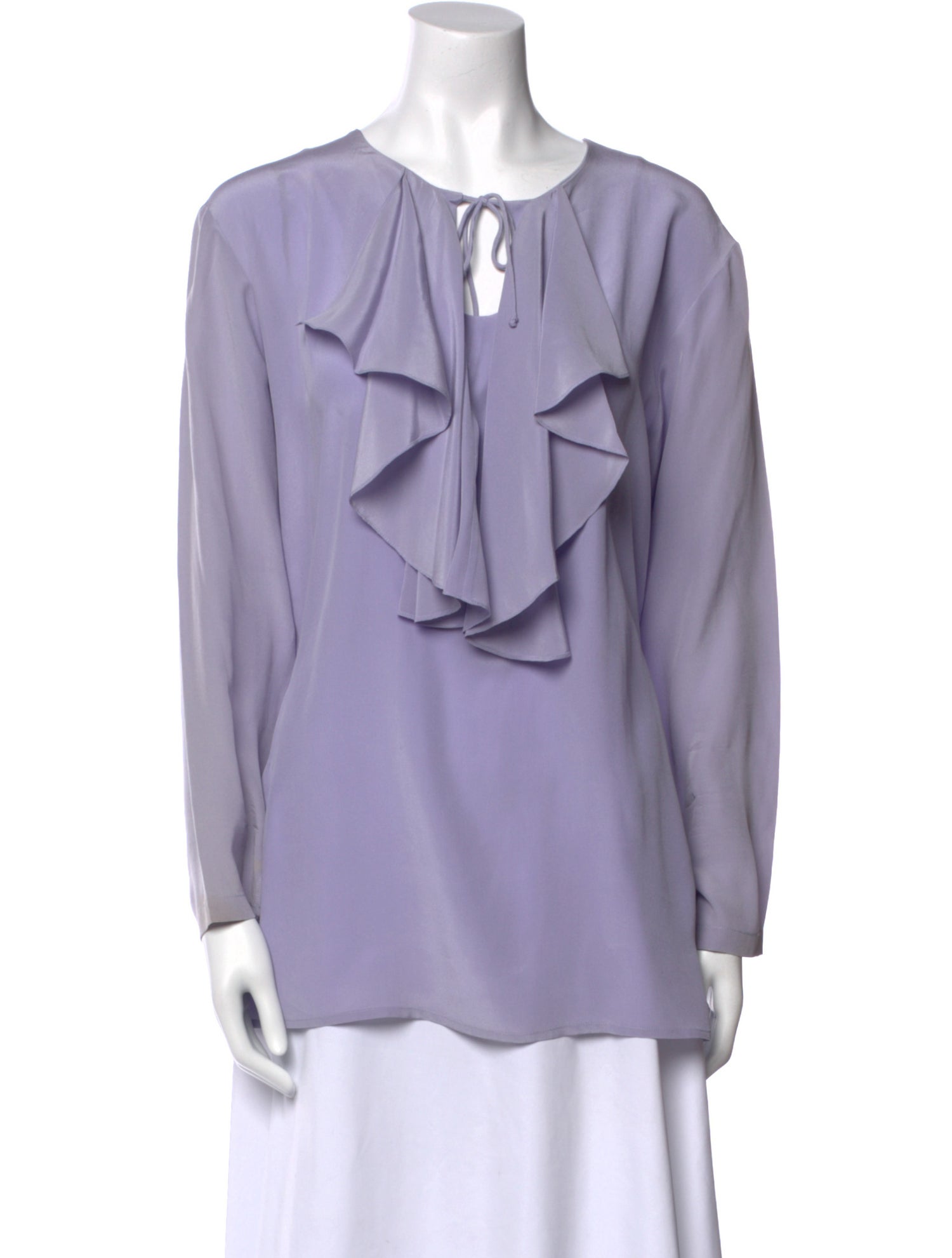 Diane von Furstenberg Silk V-Neck Blouse