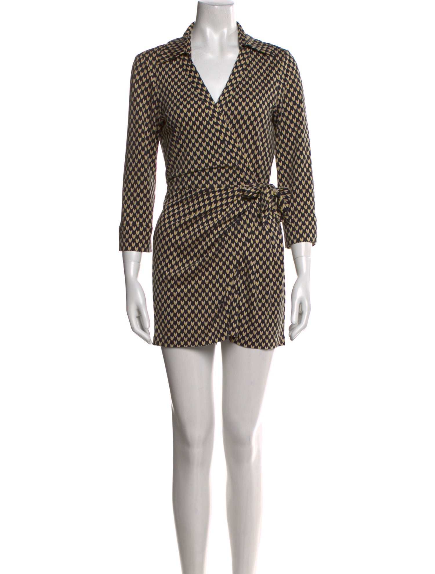 Diane von Furstenberg Silk Printed Romper