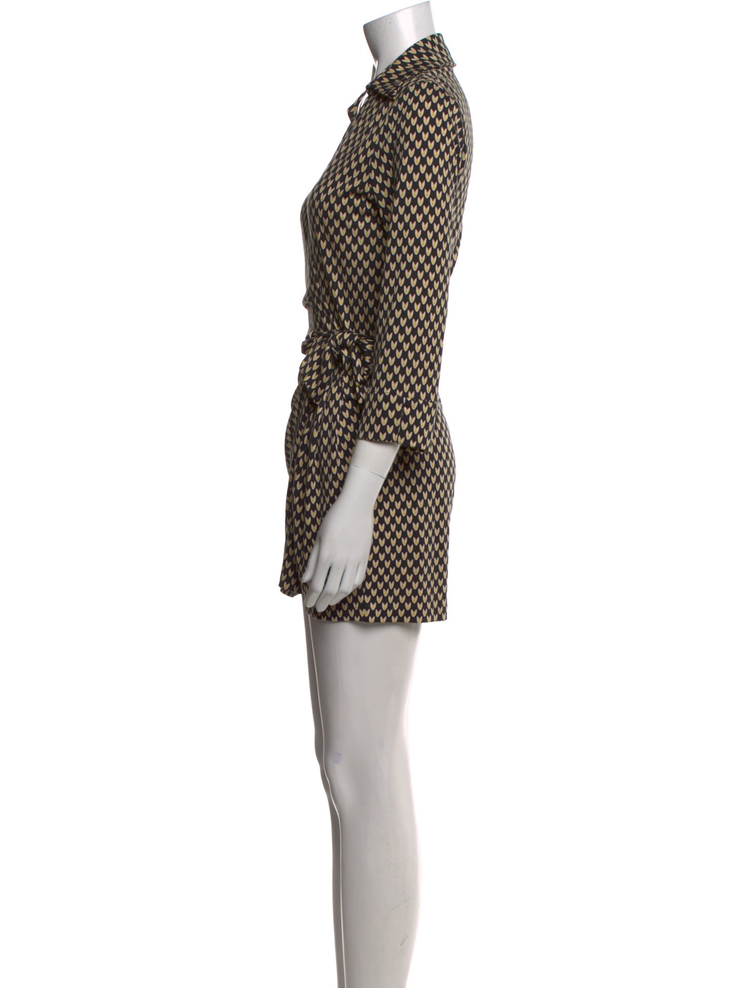 Diane von Furstenberg Silk Printed Romper