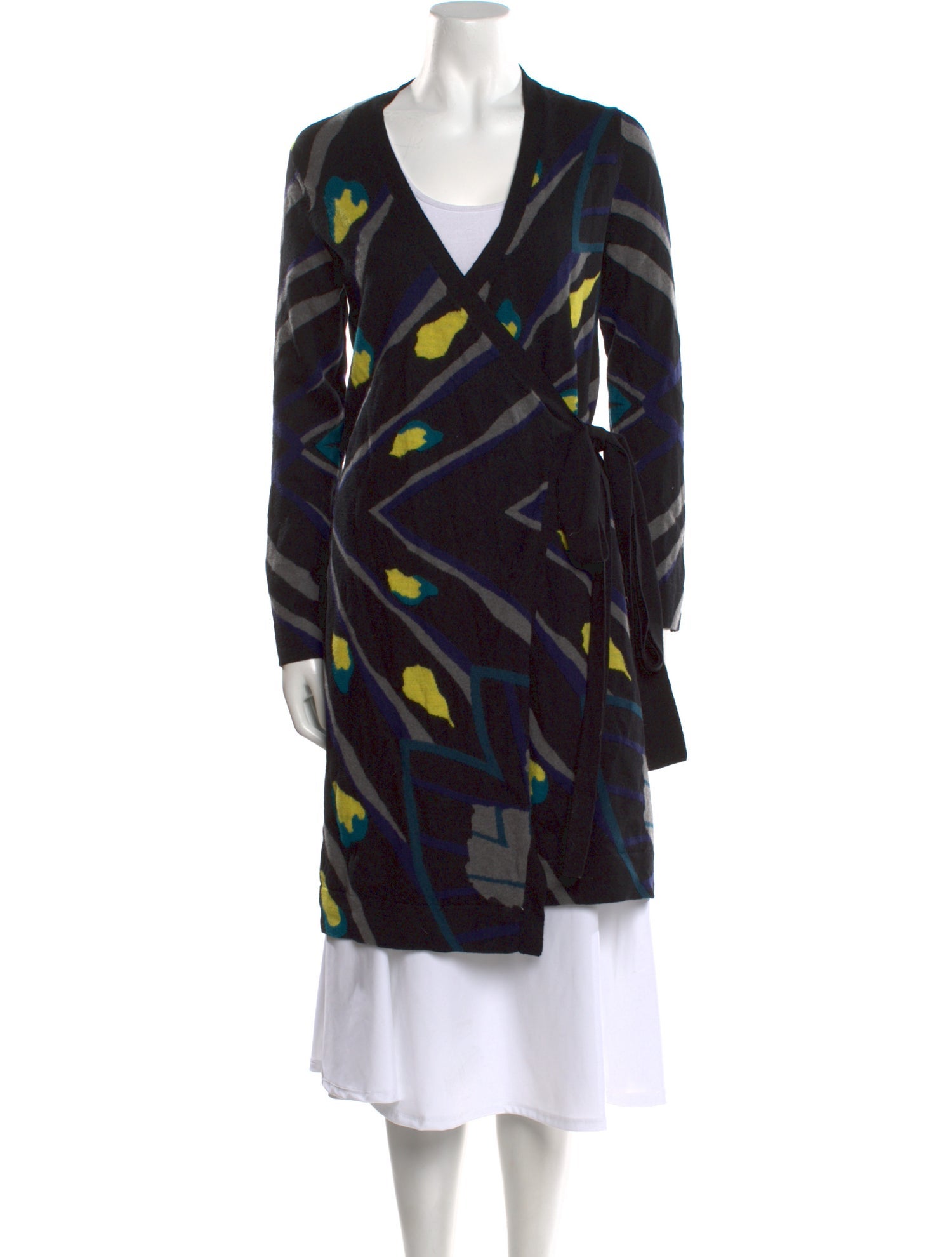Diane von Furstenberg Wool Printed Sweater