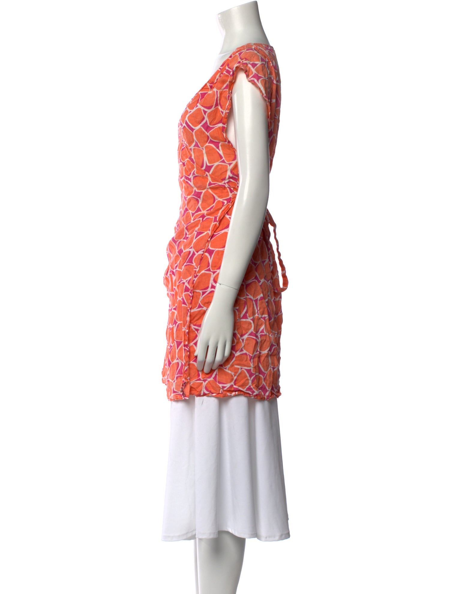 Diane von Furstenberg Linen Printed Tunic