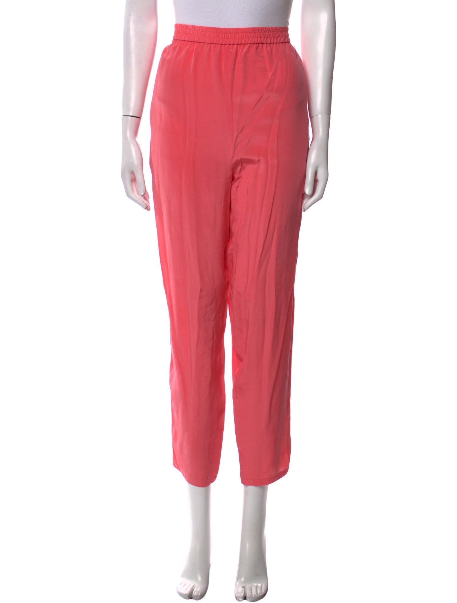 Diane von Furstenberg Silk Straight Leg Pants