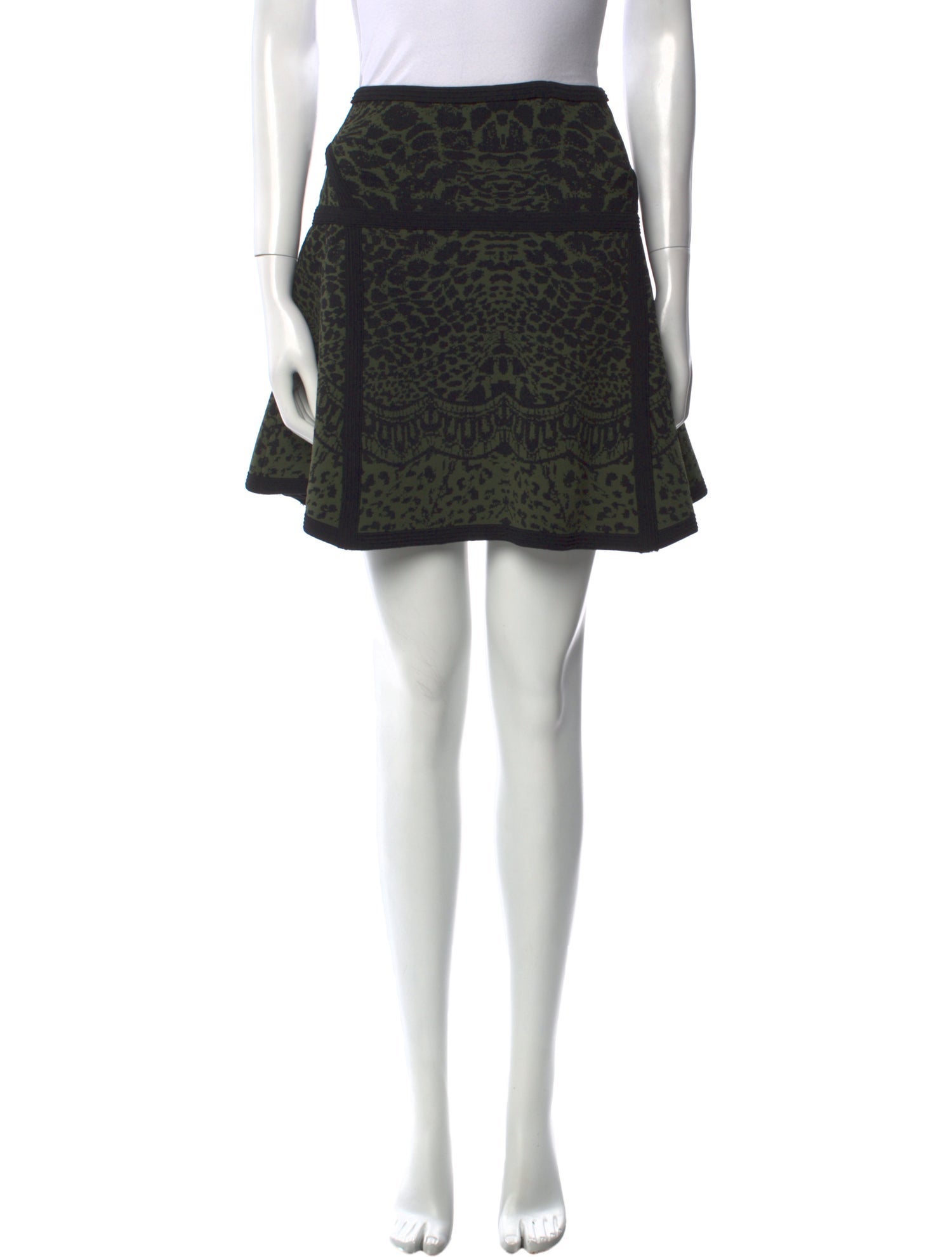 Diane von Furstenberg Printed Mini Skirt