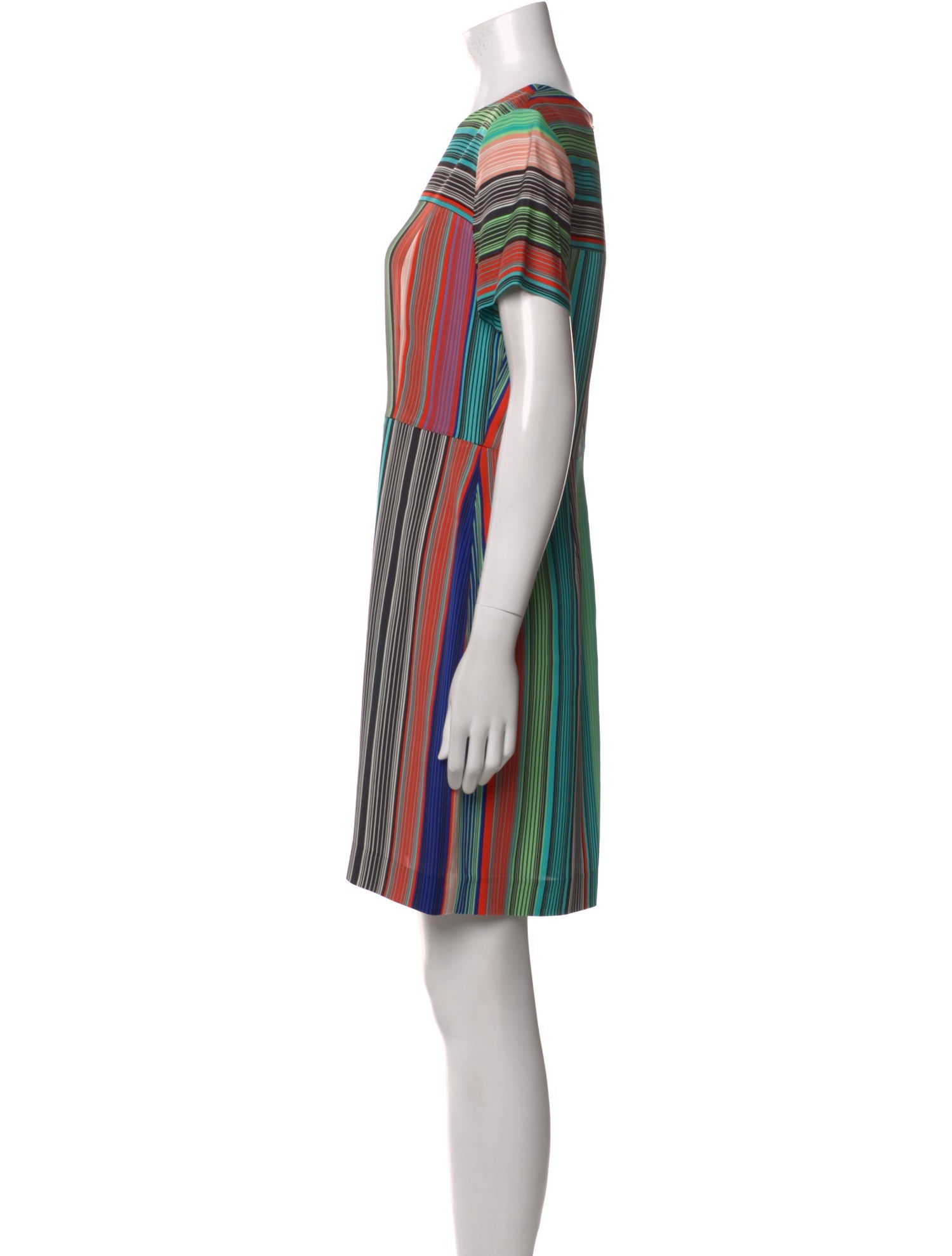Diane von Furstenberg Striped Mini Dress