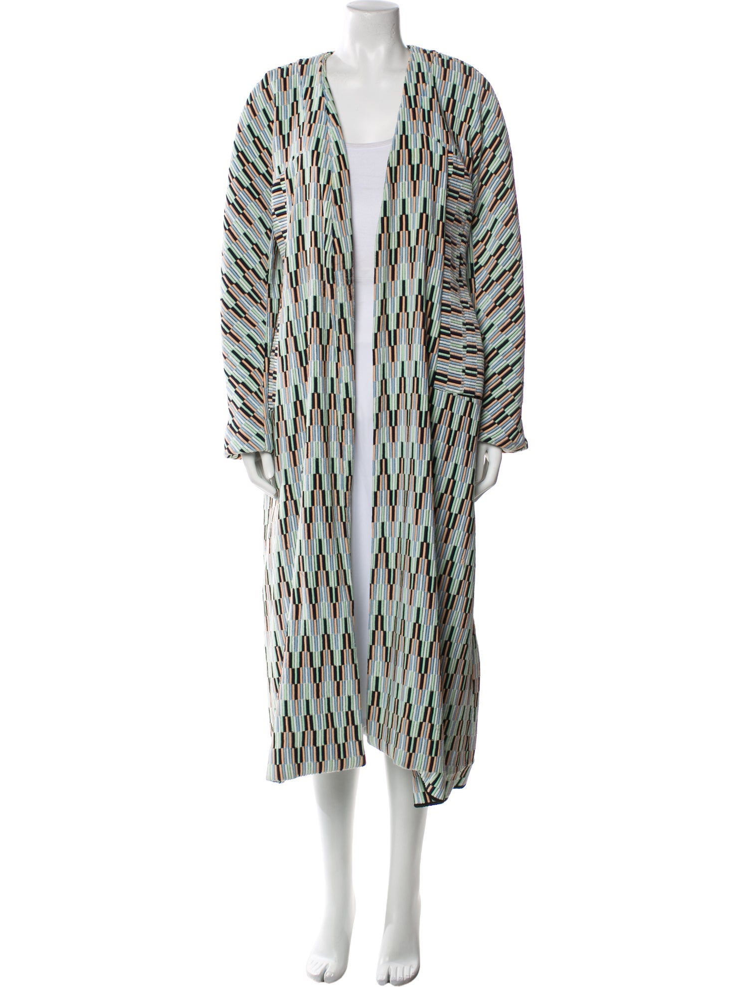 Diane von Furstenberg Striped Coat