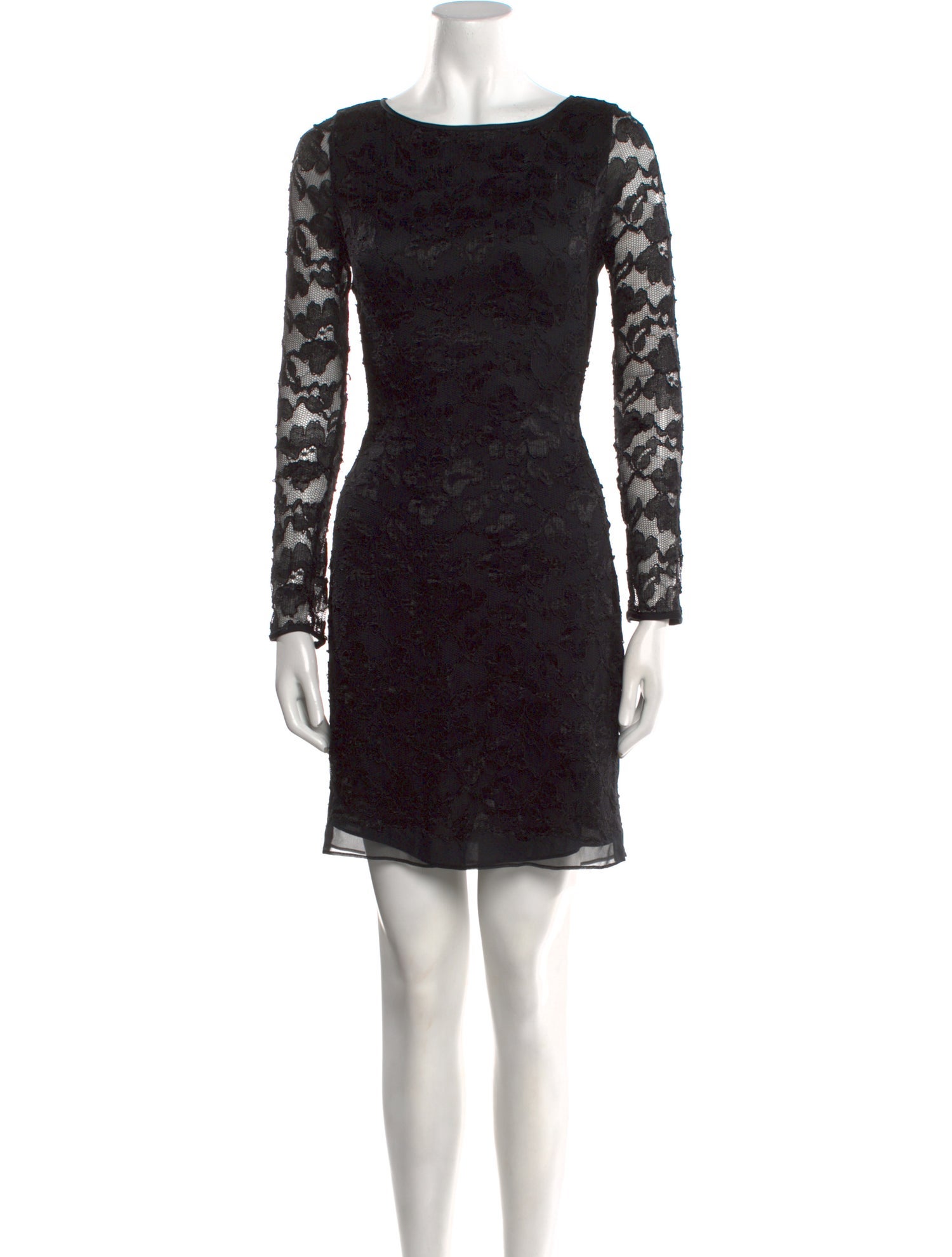 Diane von Furstenberg Lace Pattern Mini Dress