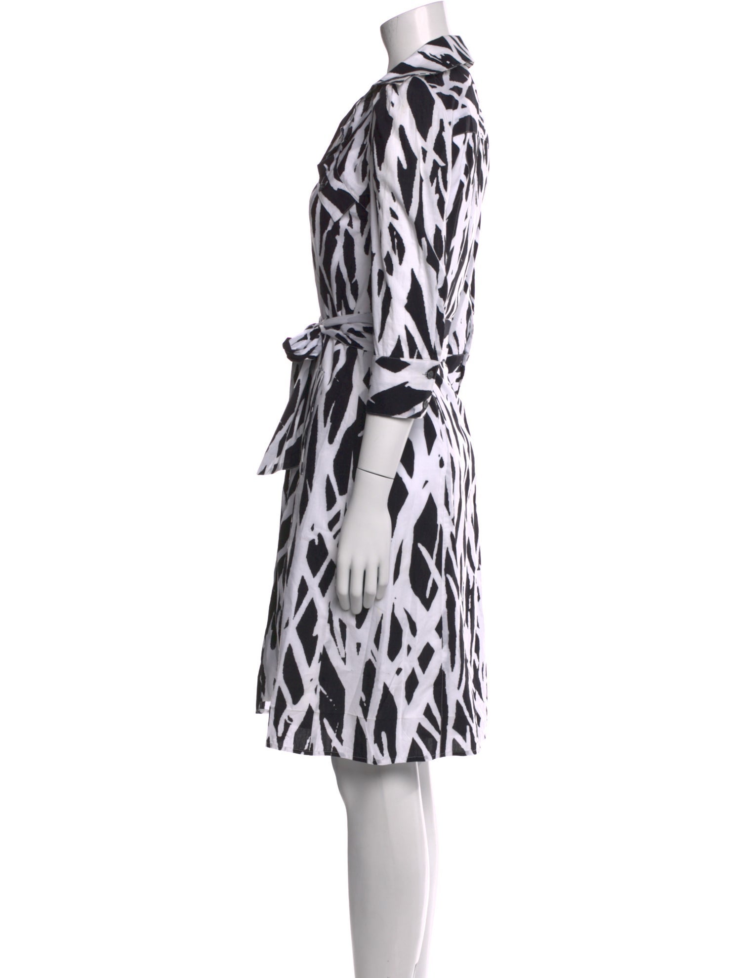 Diane von Furstenberg Printed Midi Length Dress