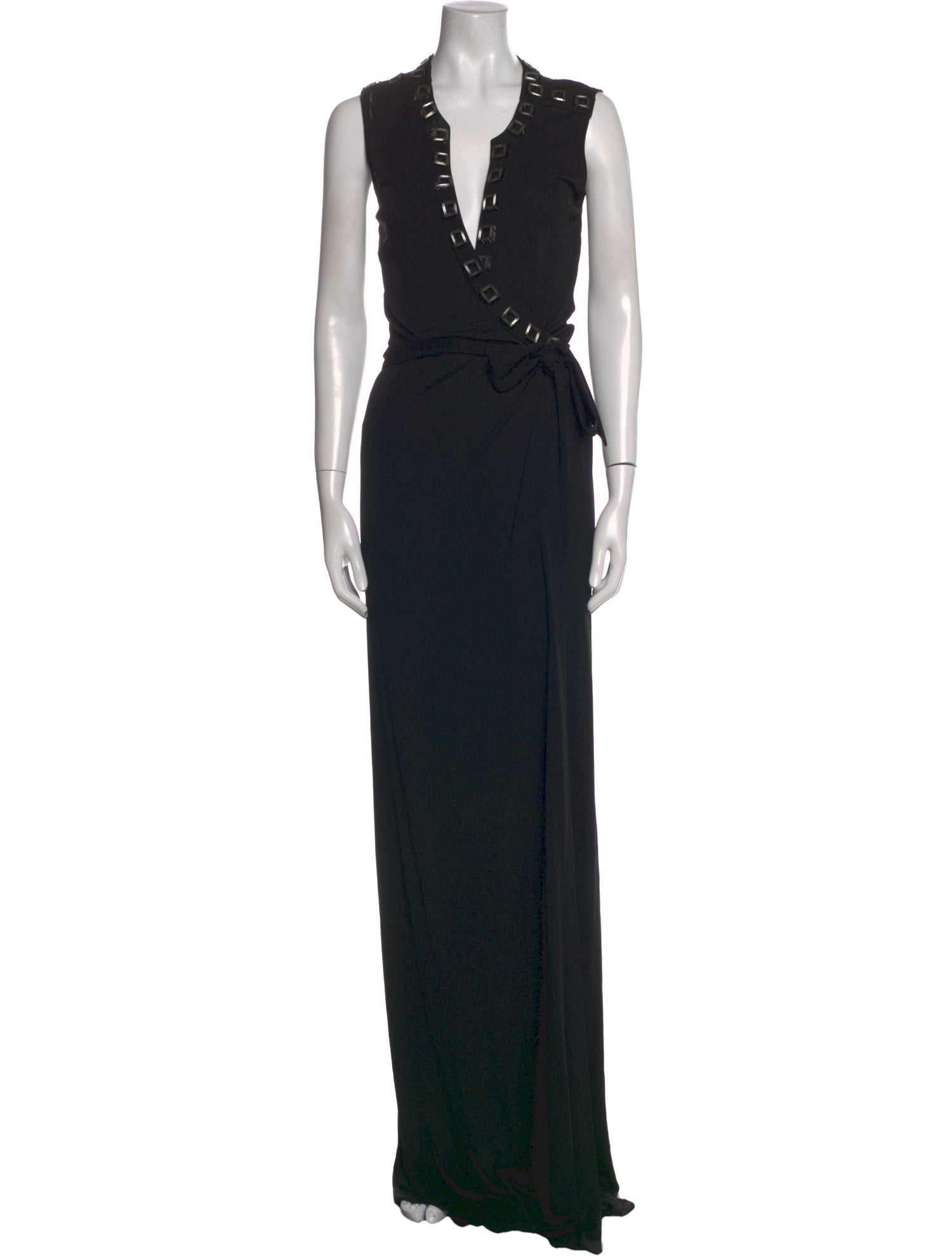 Diane von Furstenberg V-Neck Midi Length Dress