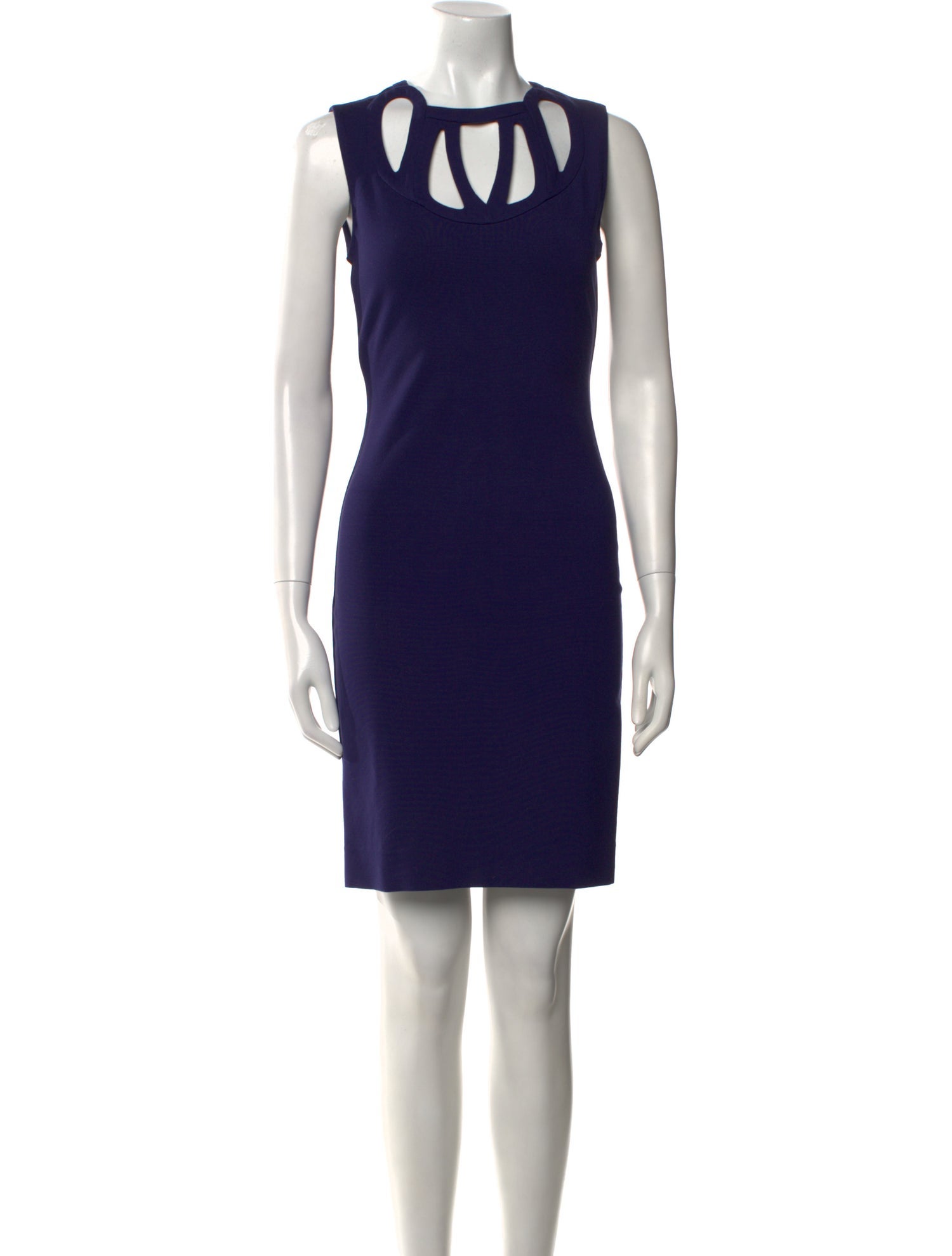 Diane von Furstenberg Crew Neck Mini Dress