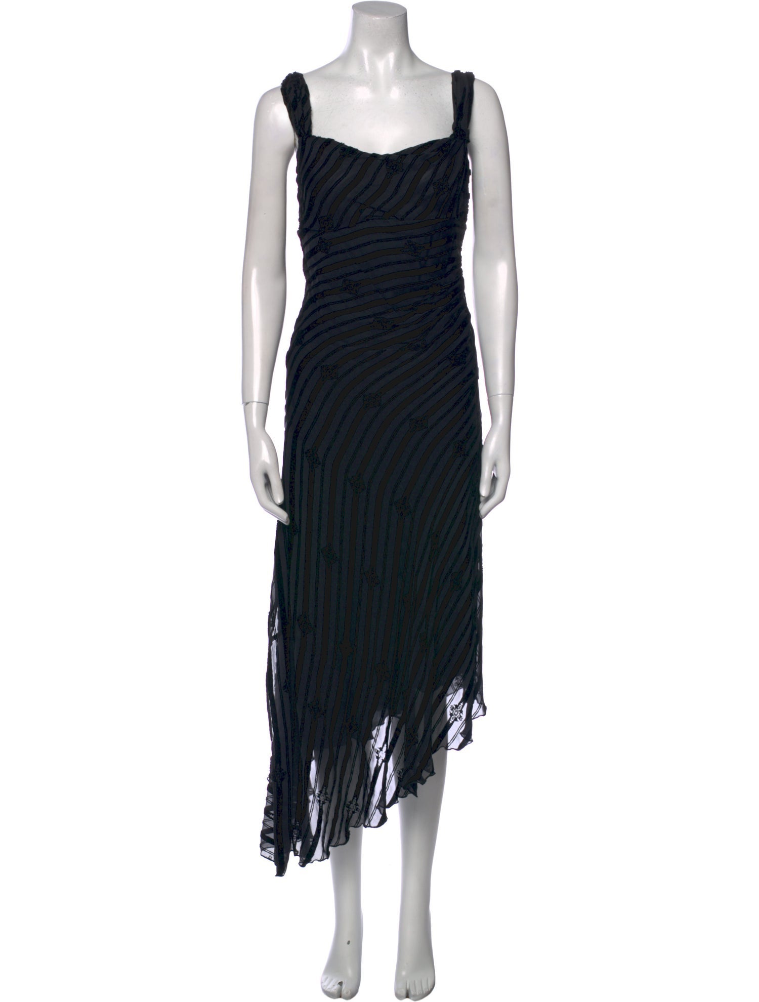 Diane von Furstenberg Striped Long Dress