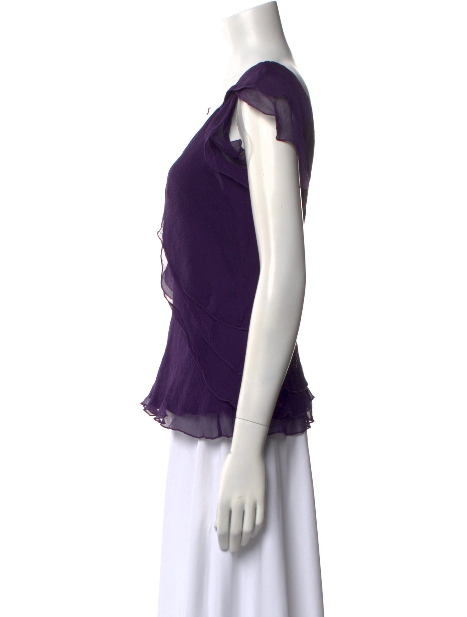 Diane von Furstenberg Silk V-Neck Blouse