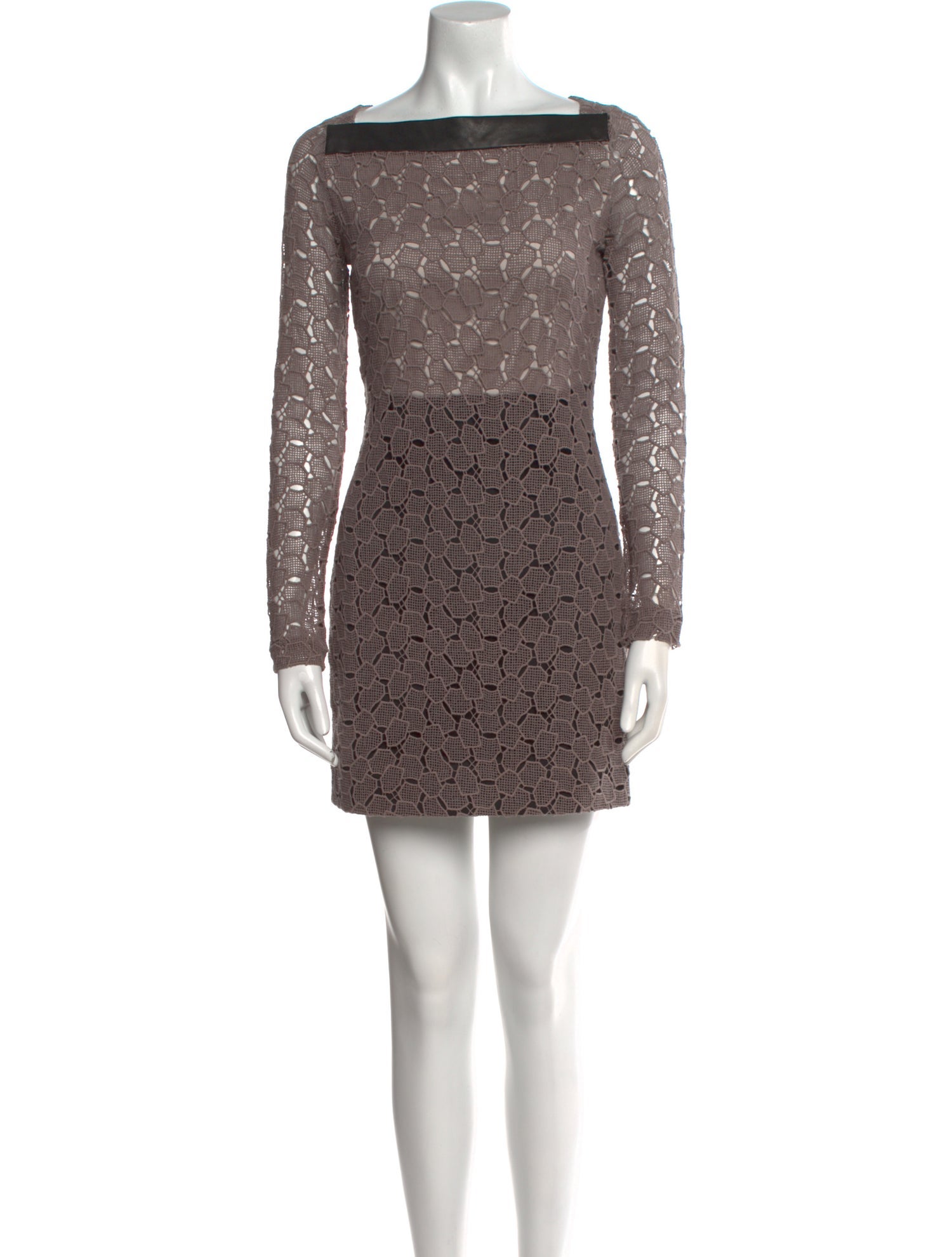 Diane von Furstenberg Lace Pattern Mini Dress