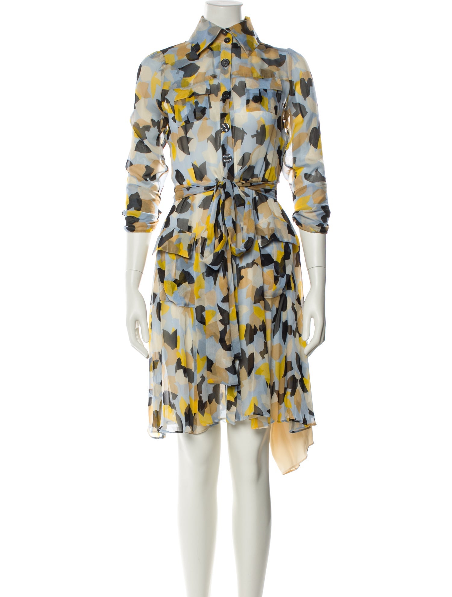 Diane von Furstenberg Silk Knee-Length Dress