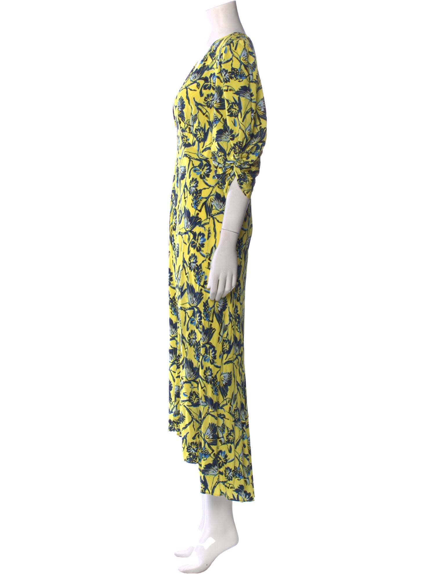 chinese dress ladies 1970's DIANE VON FURSTENBERG attr. maxi dress main image 1