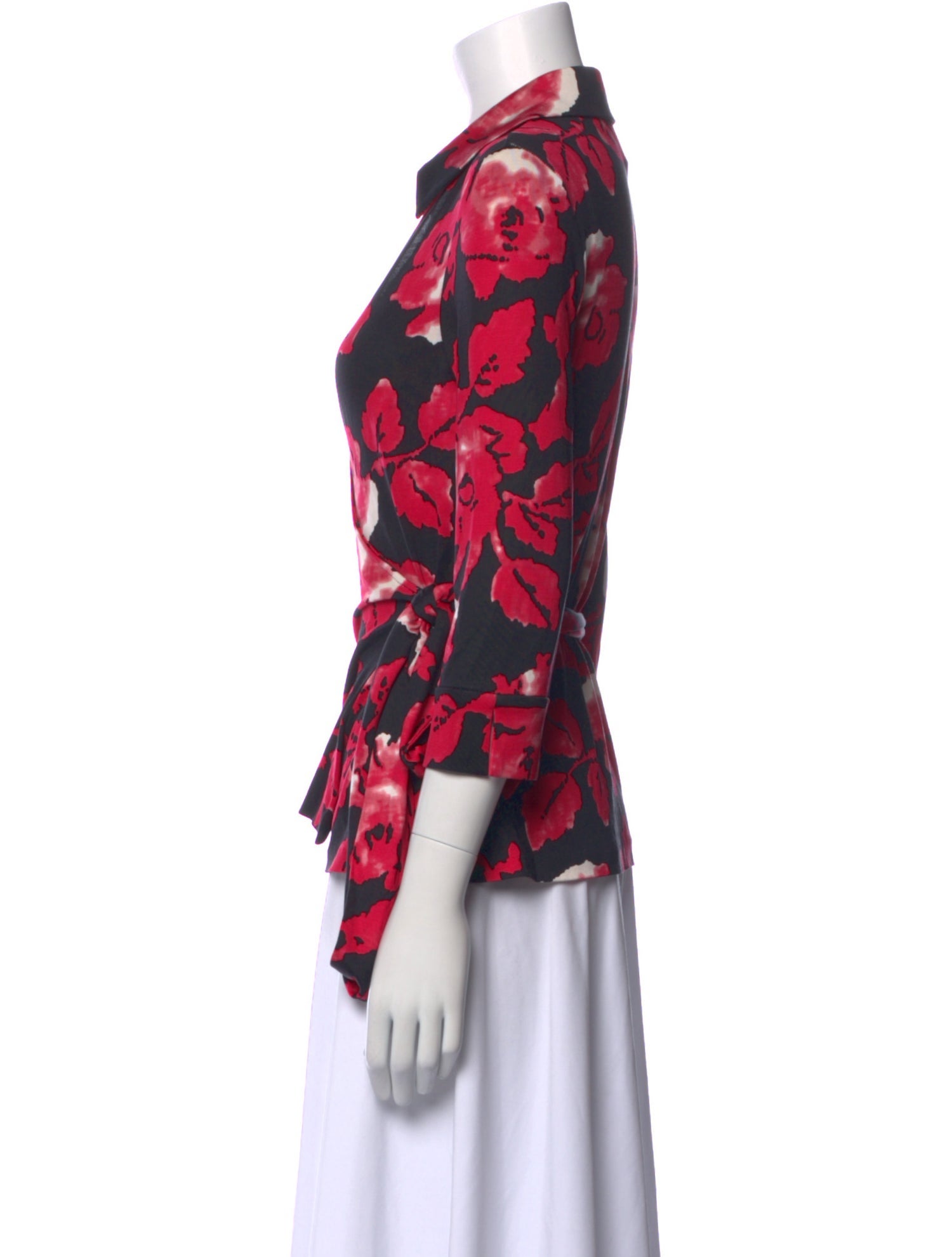 Diane von Furstenberg Silk Printed Blouse