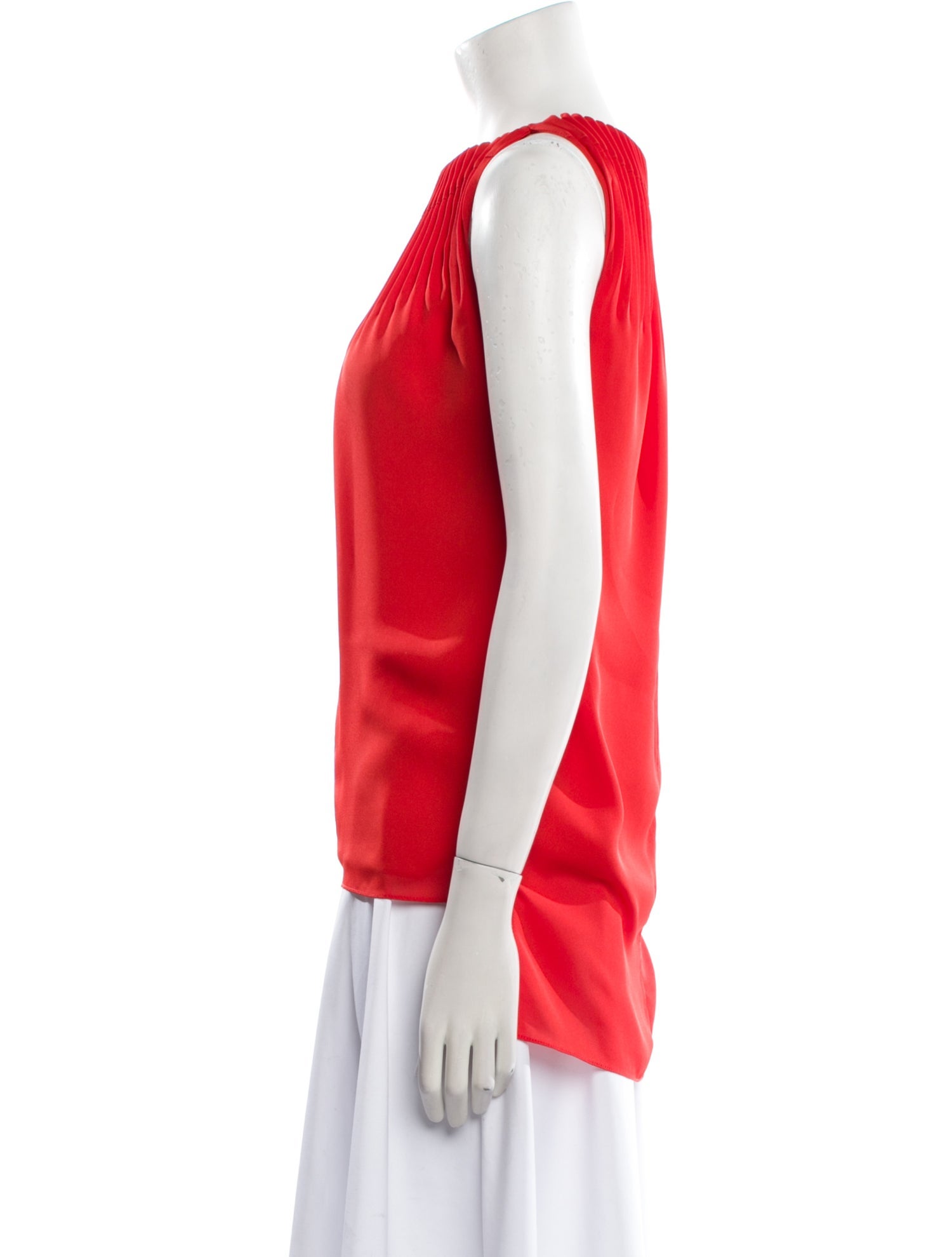 Diane von Furstenberg V-Neck Sleeveless Blouse