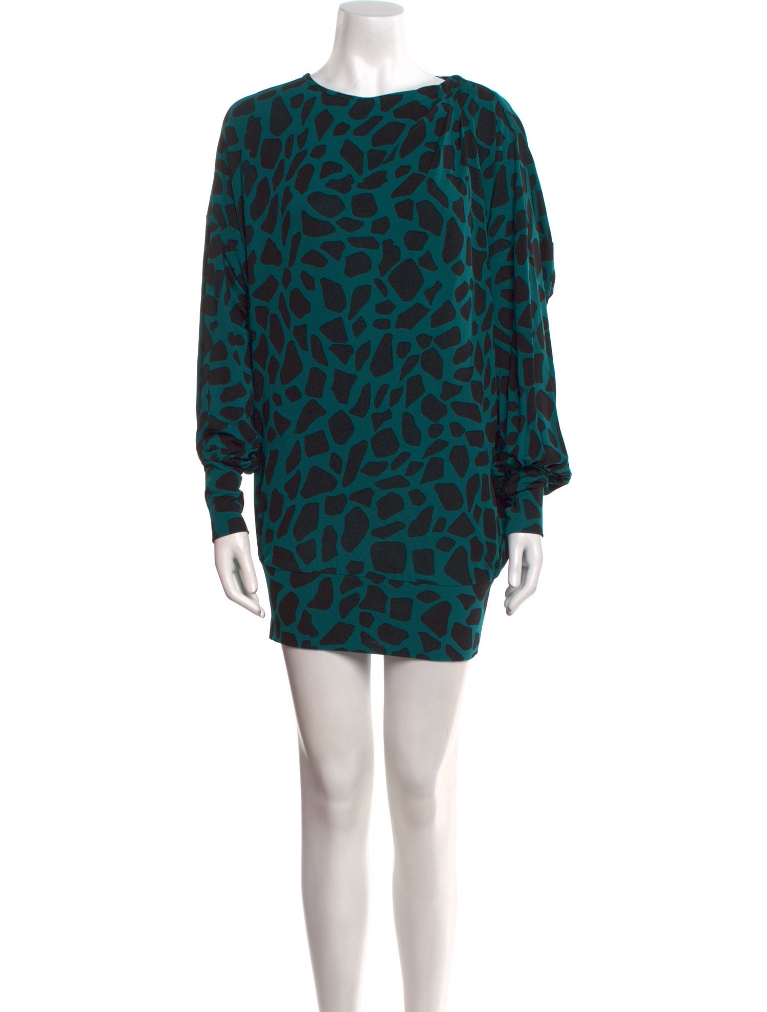 Diane von Furstenberg Animal Print Mini Dress w/ Tags