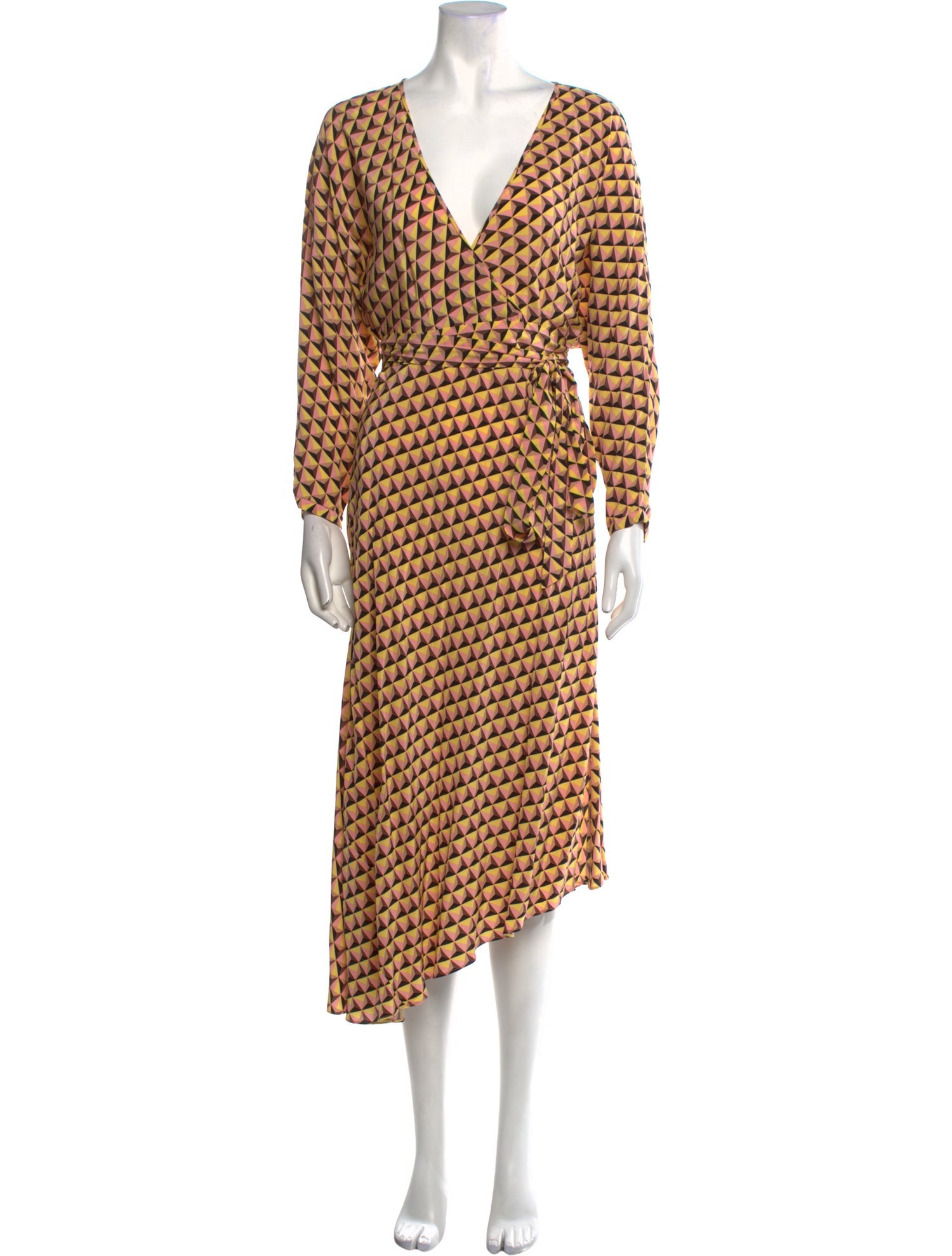 Diane von Furstenberg Printed Midi Length Dress