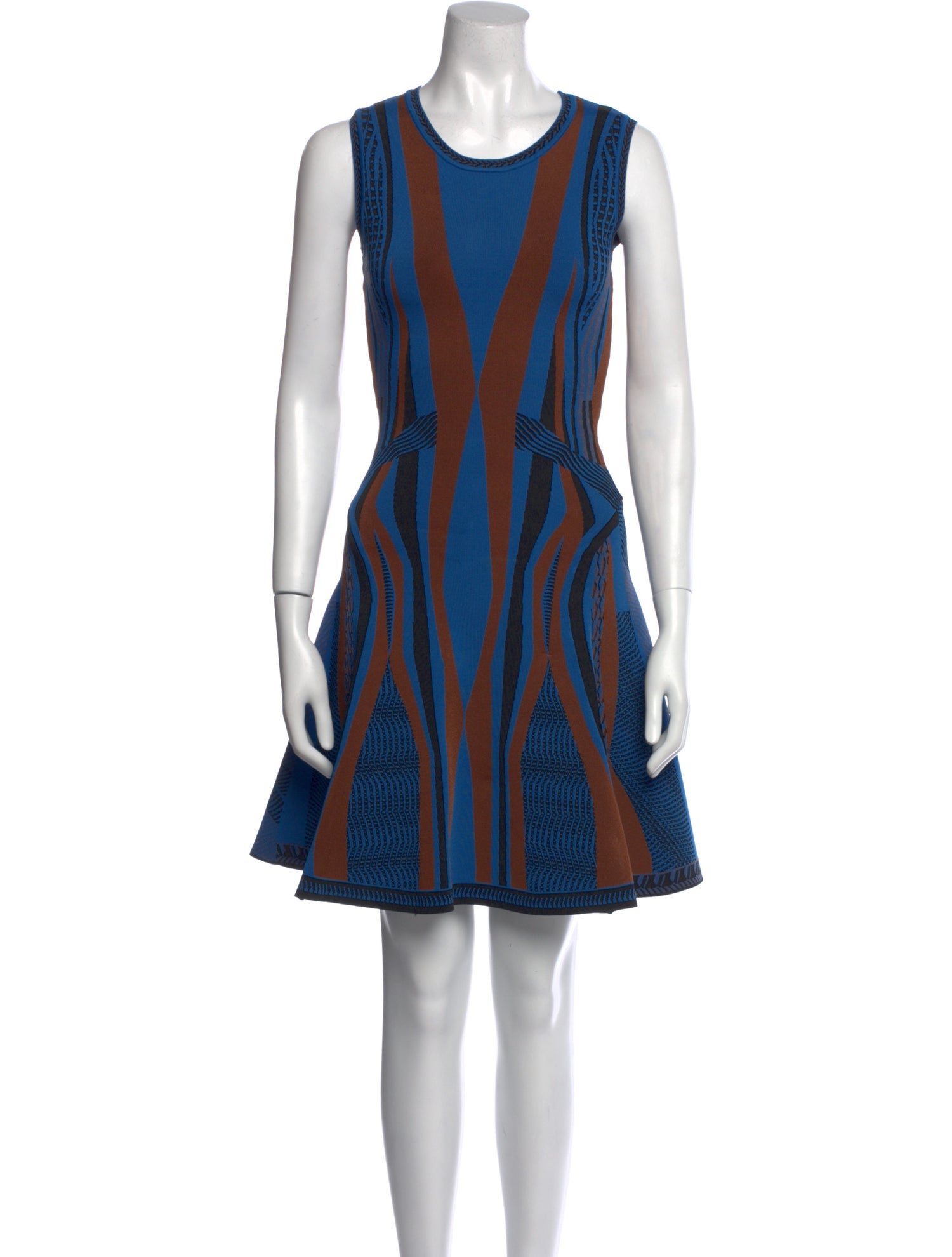 Diane von Furstenberg Printed Knee-Length Dress