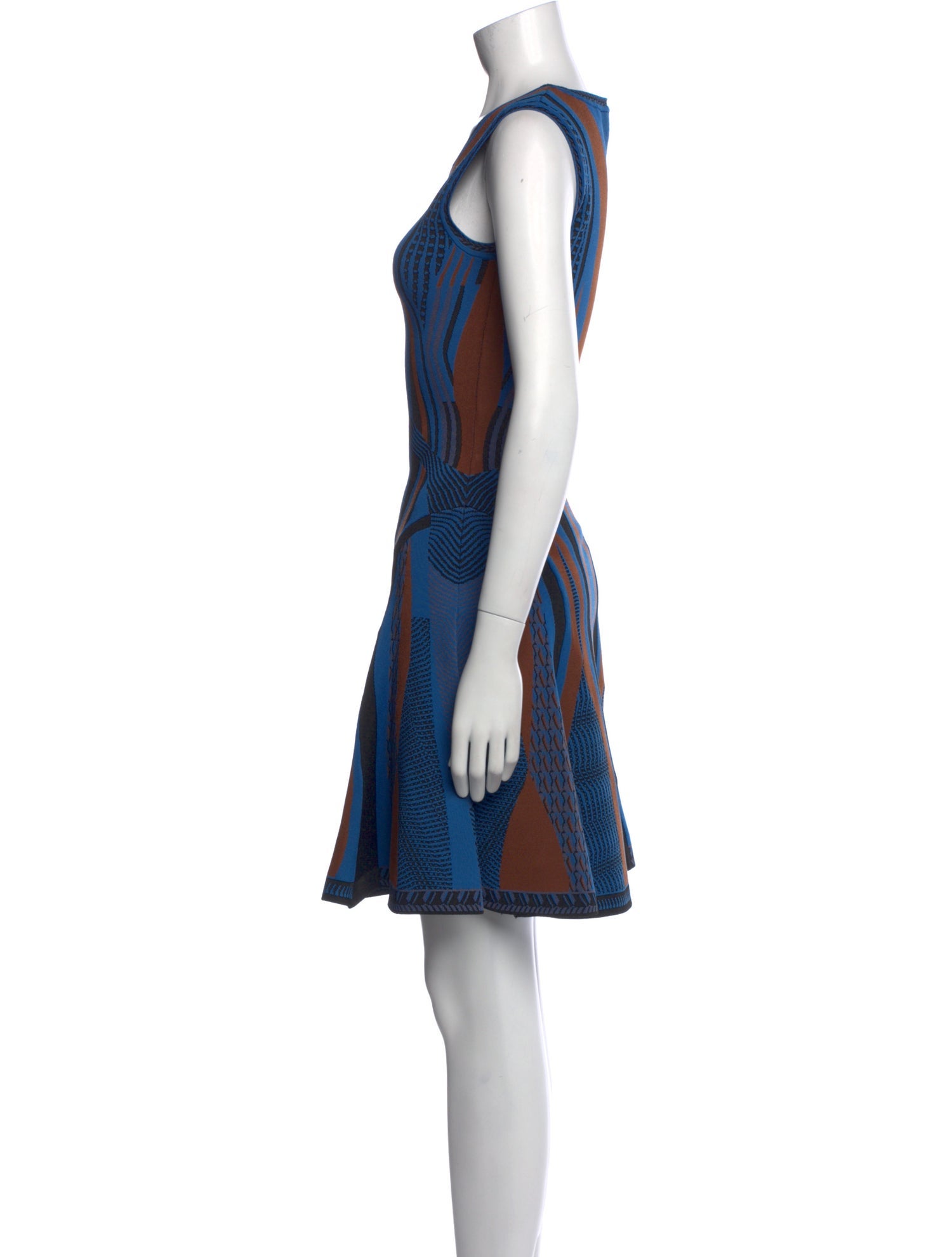 Diane von Furstenberg Printed Knee-Length Dress