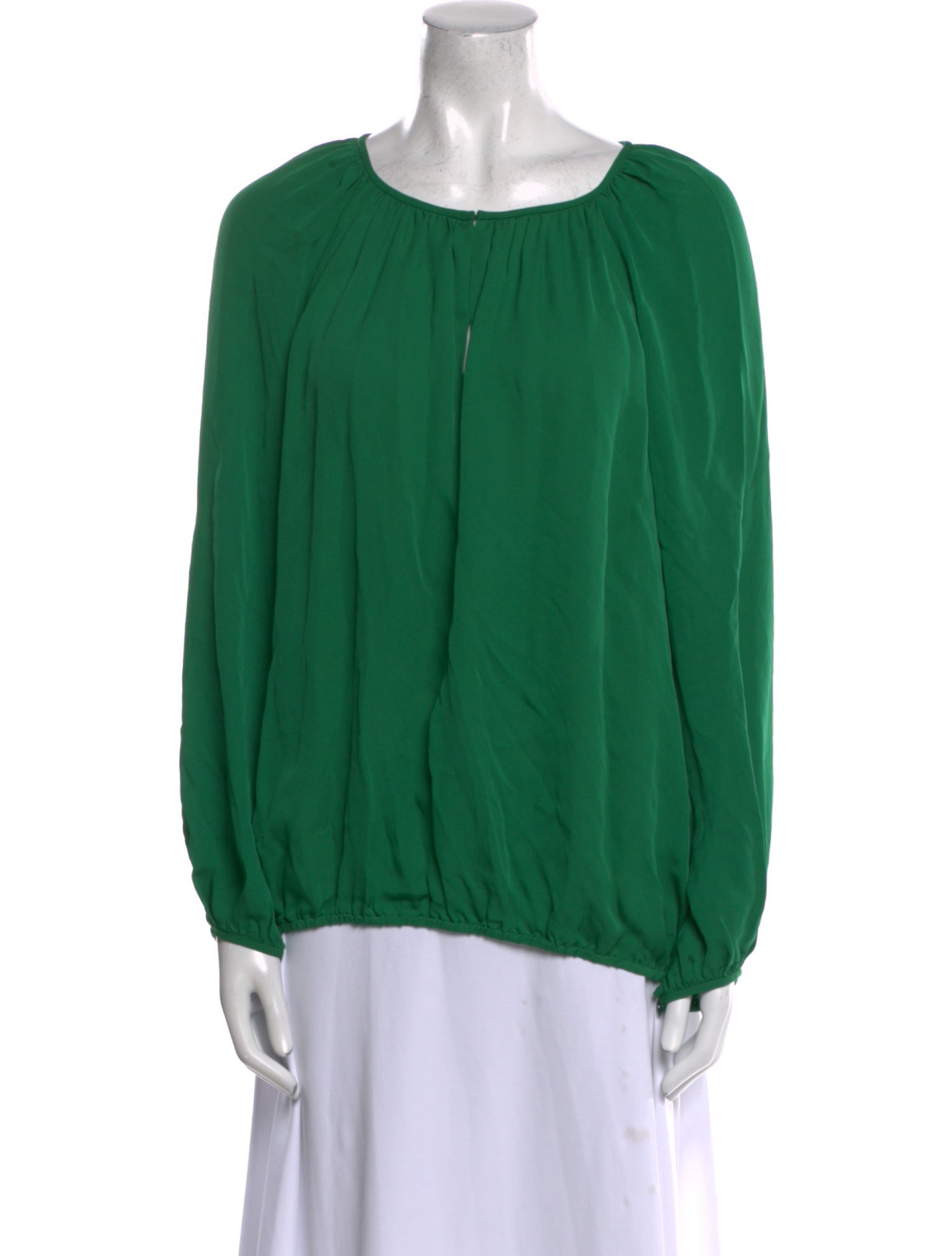Diane von Furstenberg Silk Scoop Neck Blouse w/ Tags