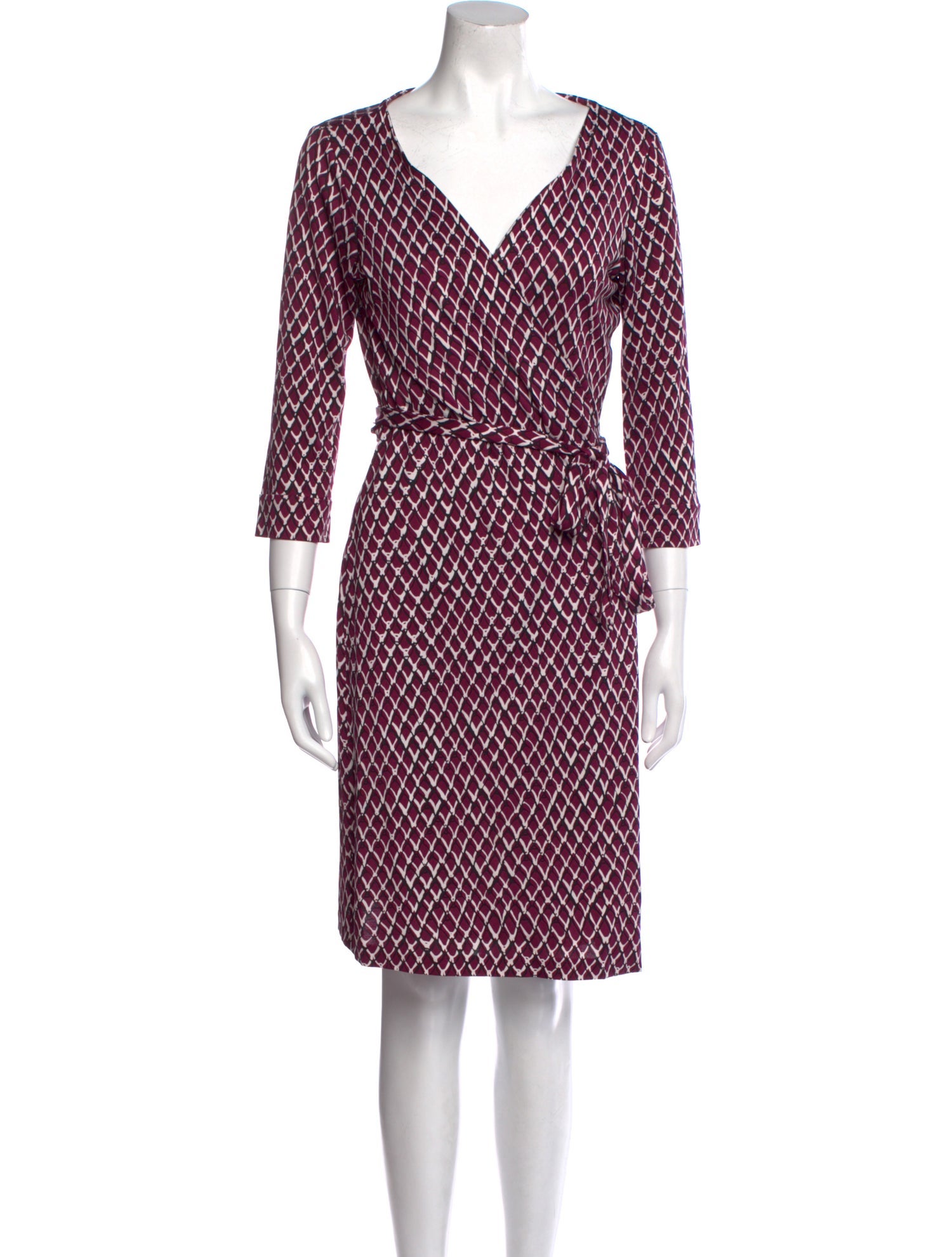 Diane von Furstenberg Silk Knee-Length Dress