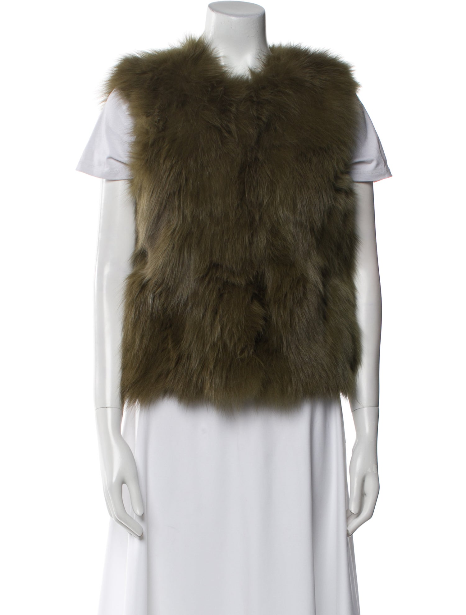 Diane von Furstenberg Fox Fur Coat
